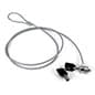 Keyed Anti-Theft Security Cable, Loop End for Tethering - Silver