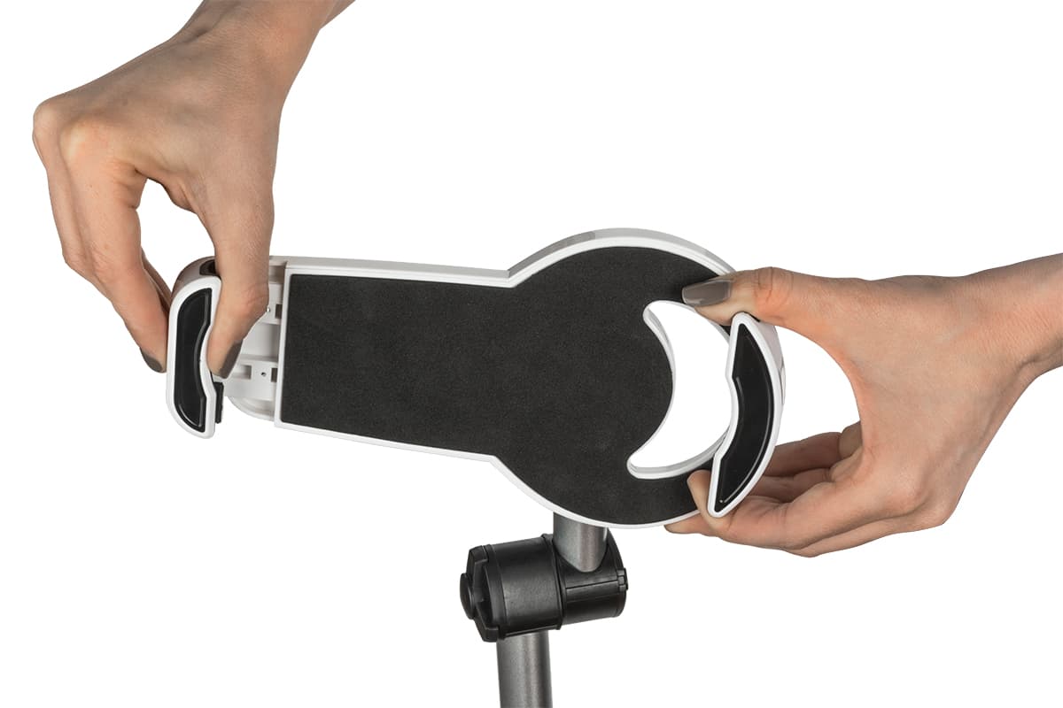 iPad Document Camera Stand with Spring-Loaded Holder