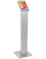 15 inch wide iPad enclosure floor stand with modern and sleek design