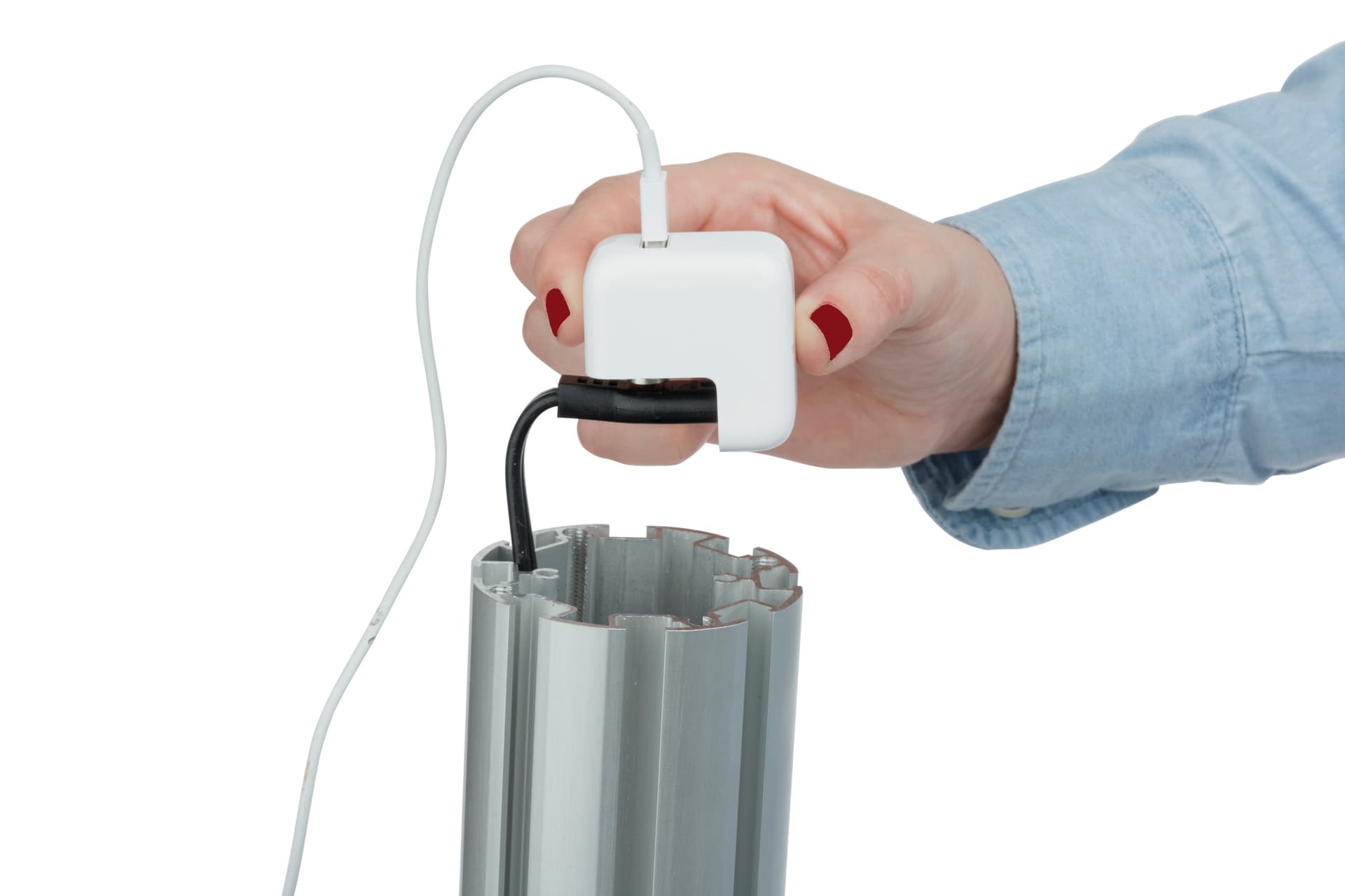 iPad Display Podium with Integrated Charging