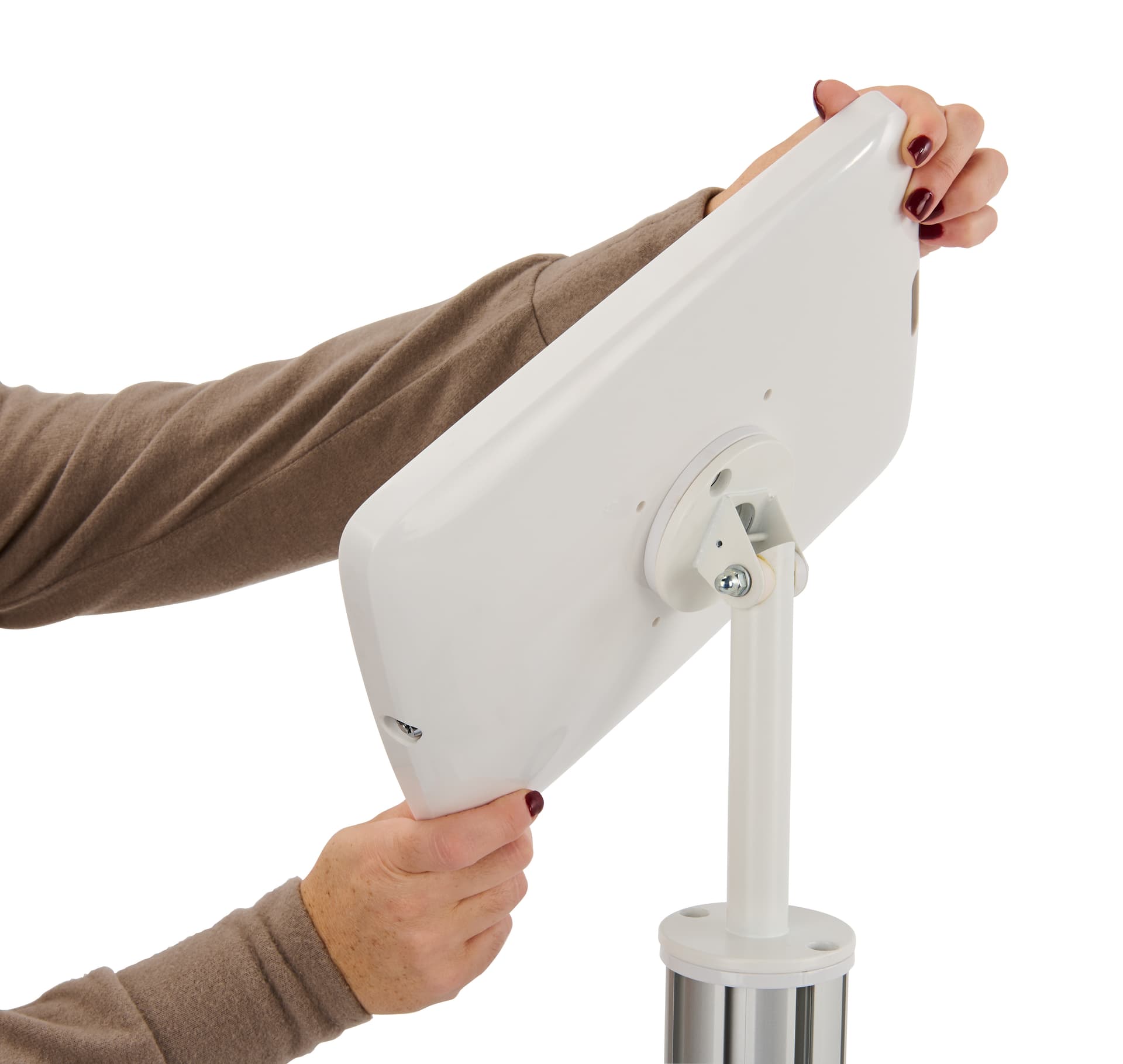 Swiveling iPad Display Table
