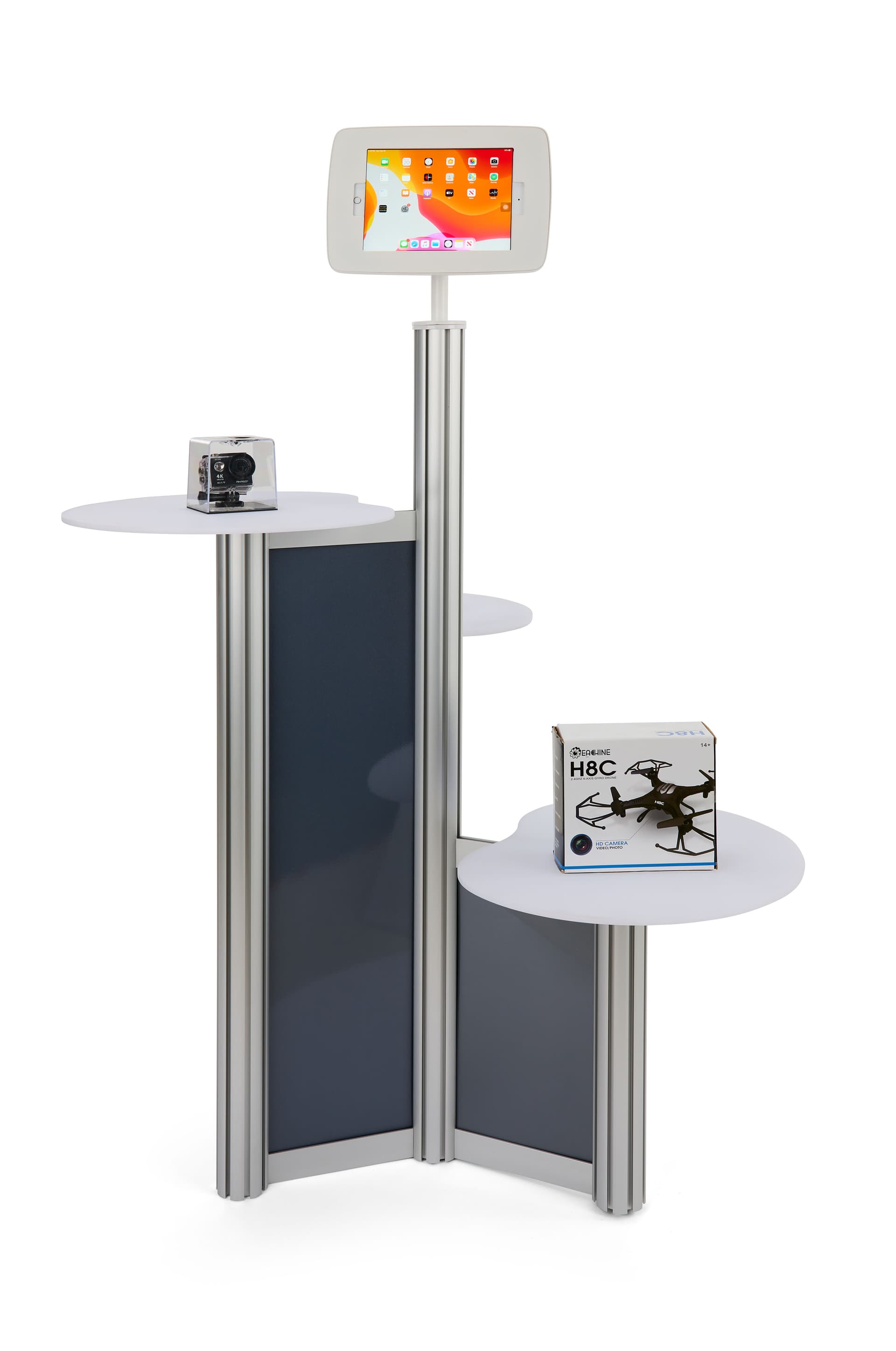iPad Retail Display Stand with Camera Exposed