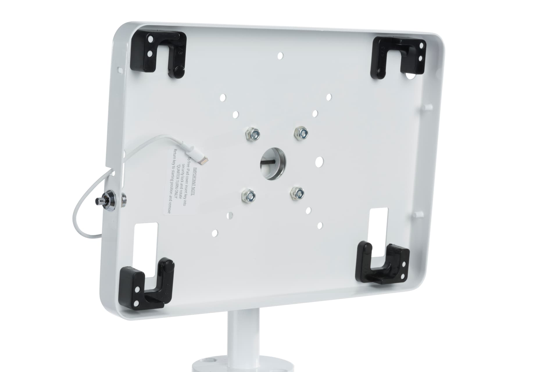iPad Retail Display Stand with Tilting Enclosure