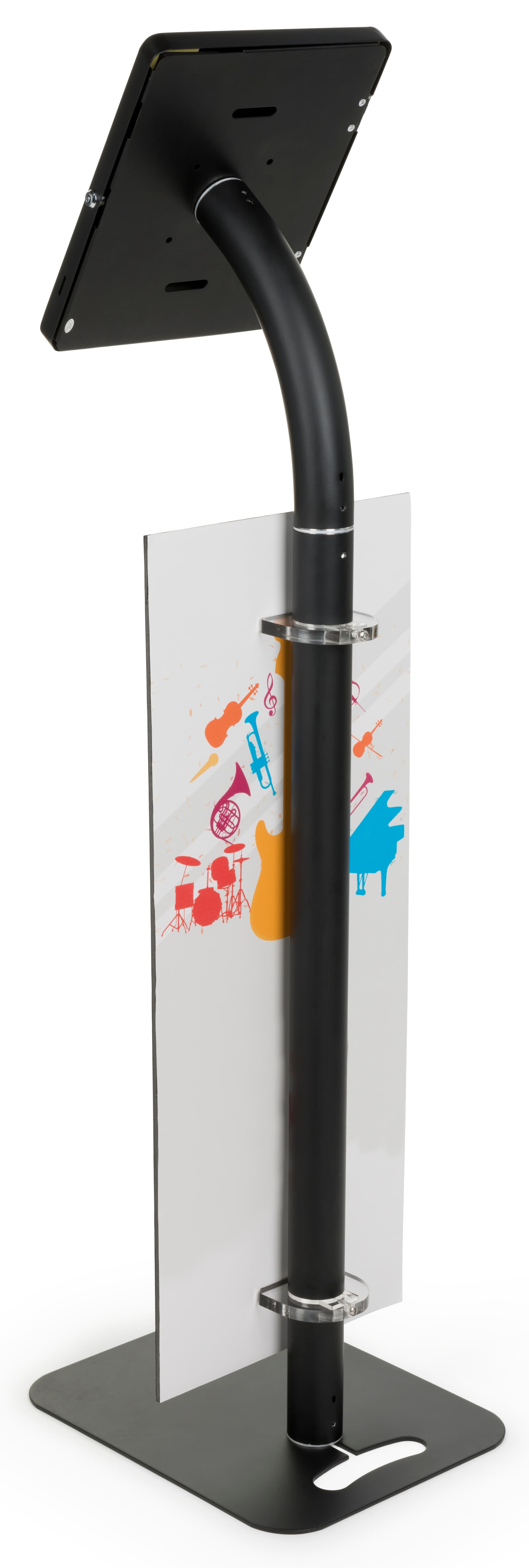 Custom Branded iPad Security Kiosk with Double Sided Graphics
