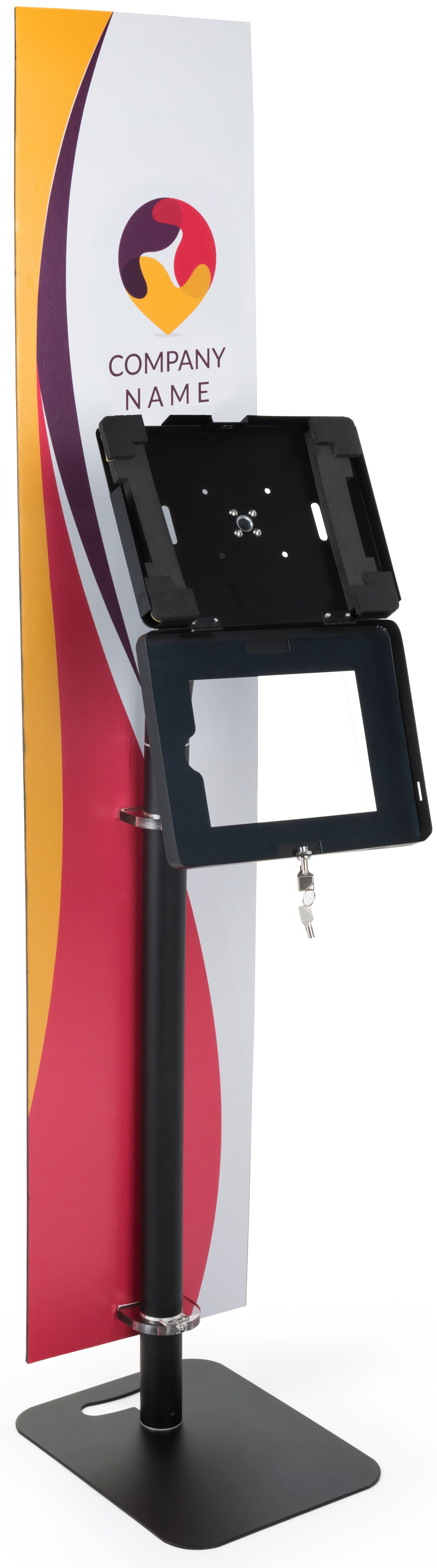 Custom Branded Tablet Security Kiosk with Padded Interior