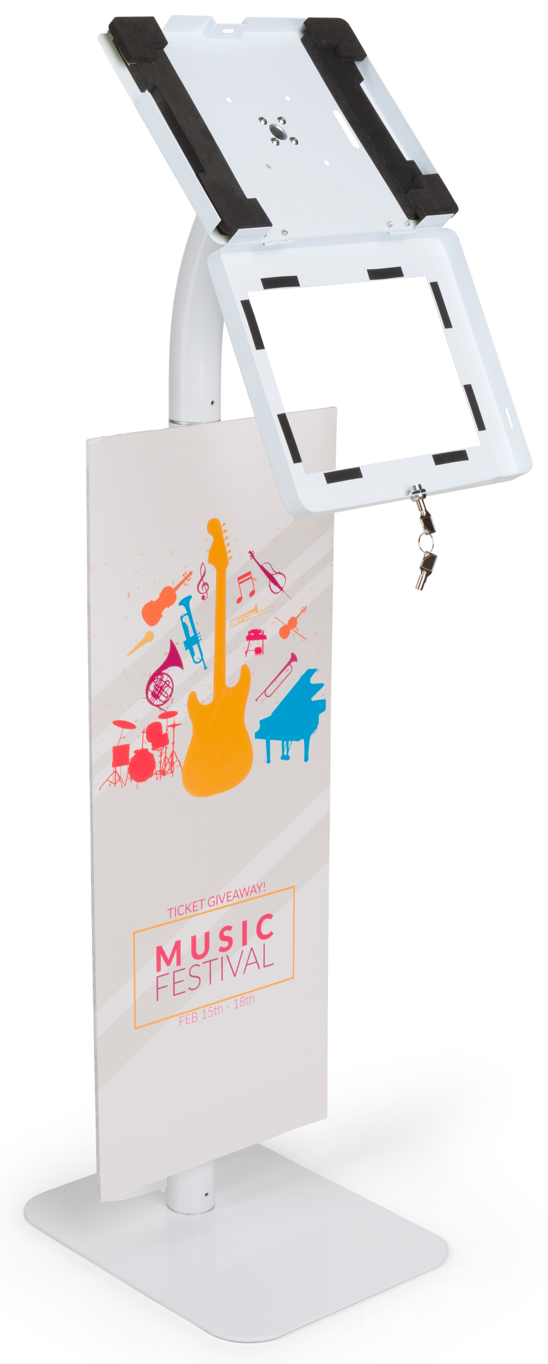 Custom Branded iPad Security Stand with Padding 