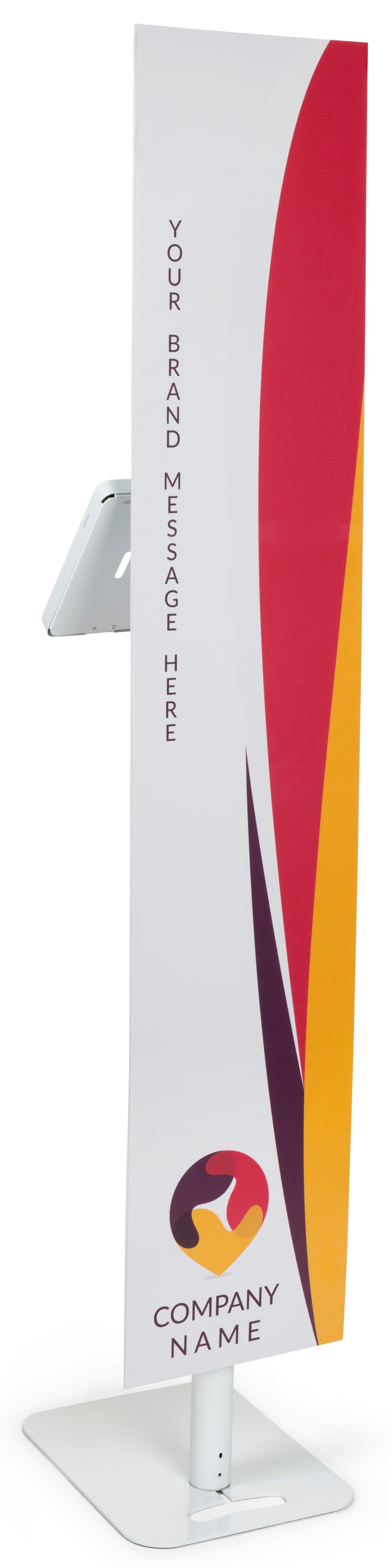 Custom Branded Tablet Security Stand with Double Sided Poster