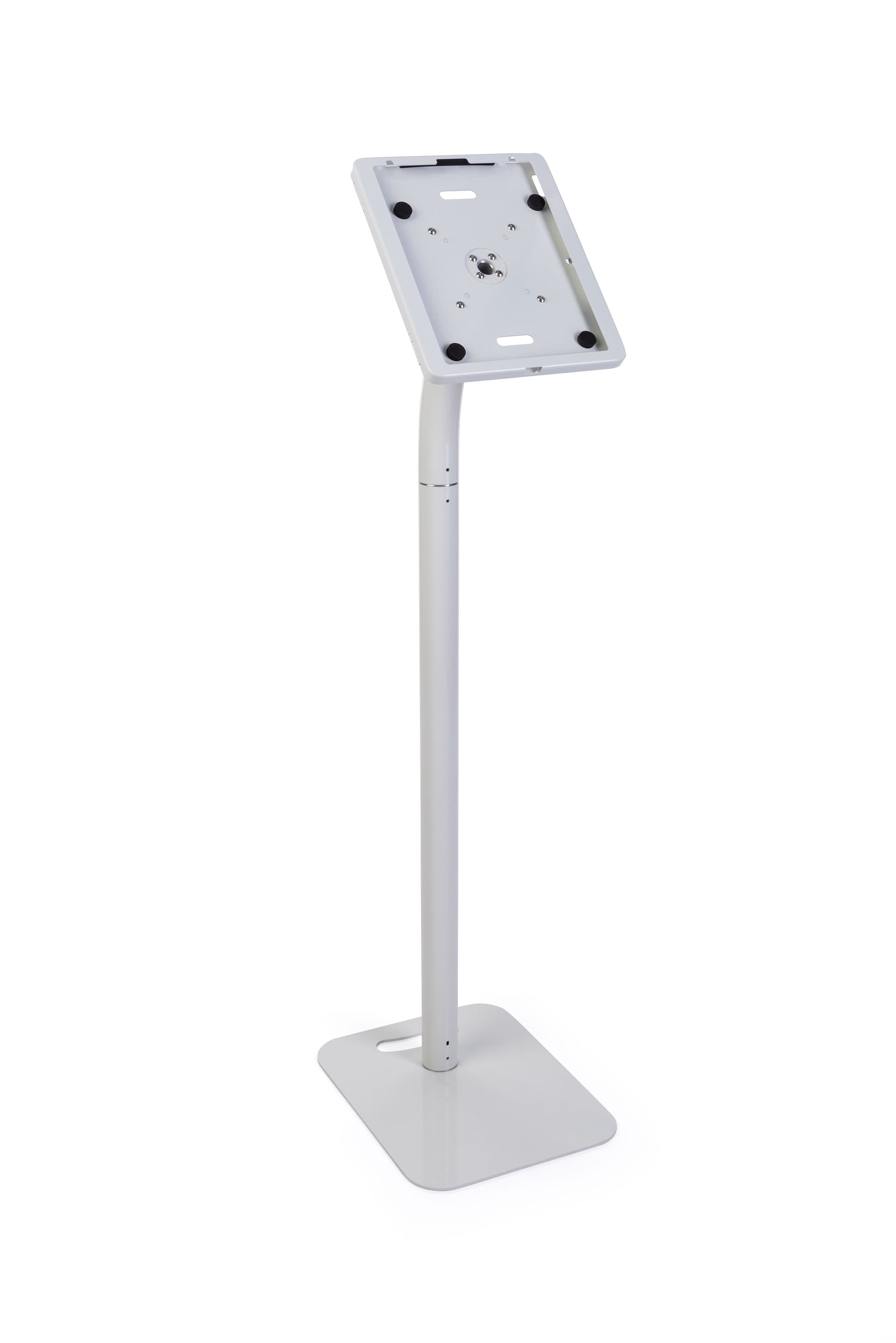 Adjustable 12.9 iPad pro stand with security slot for cable locks 