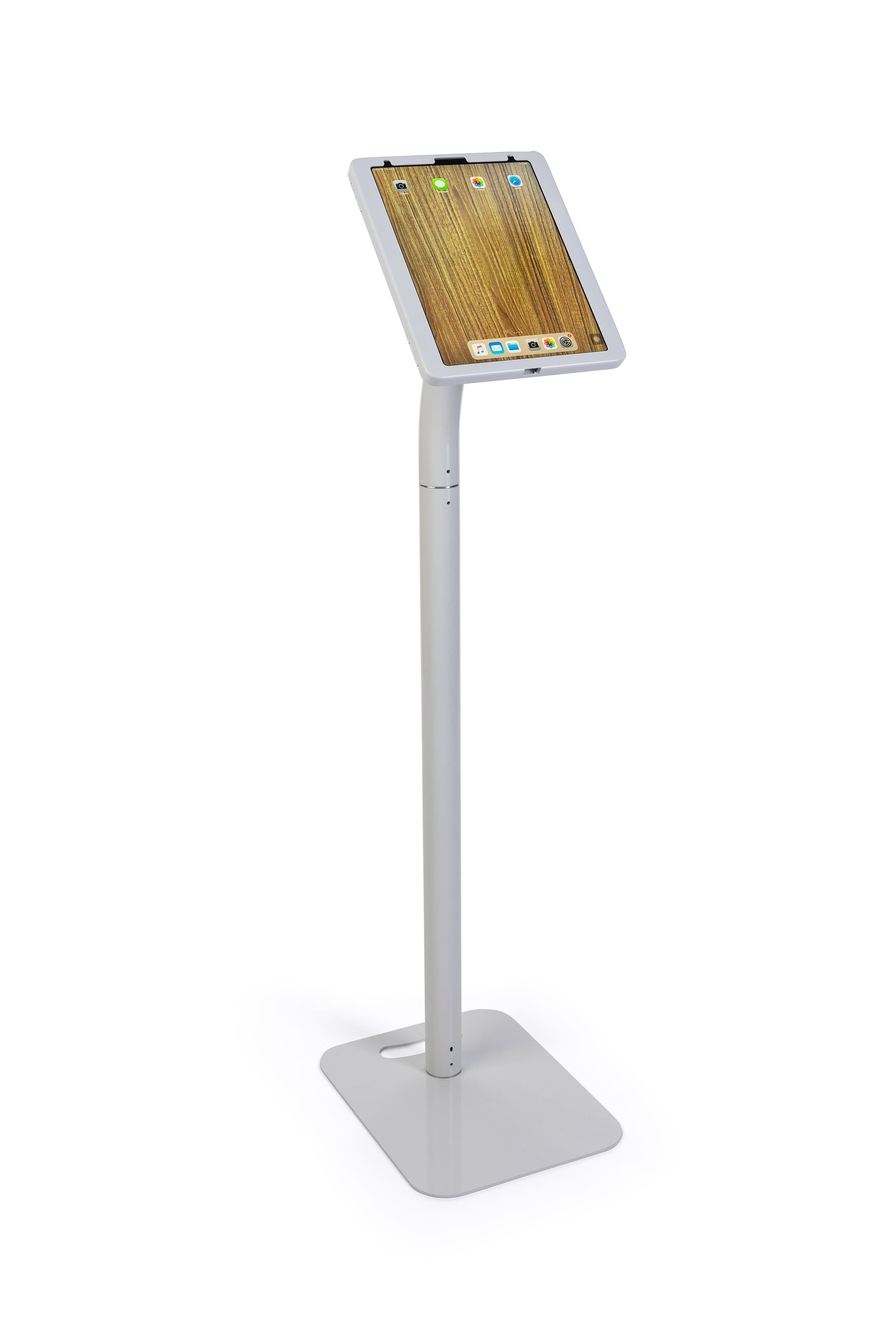 Adjustable 12.9 iPad pro stand with electronic tablet 