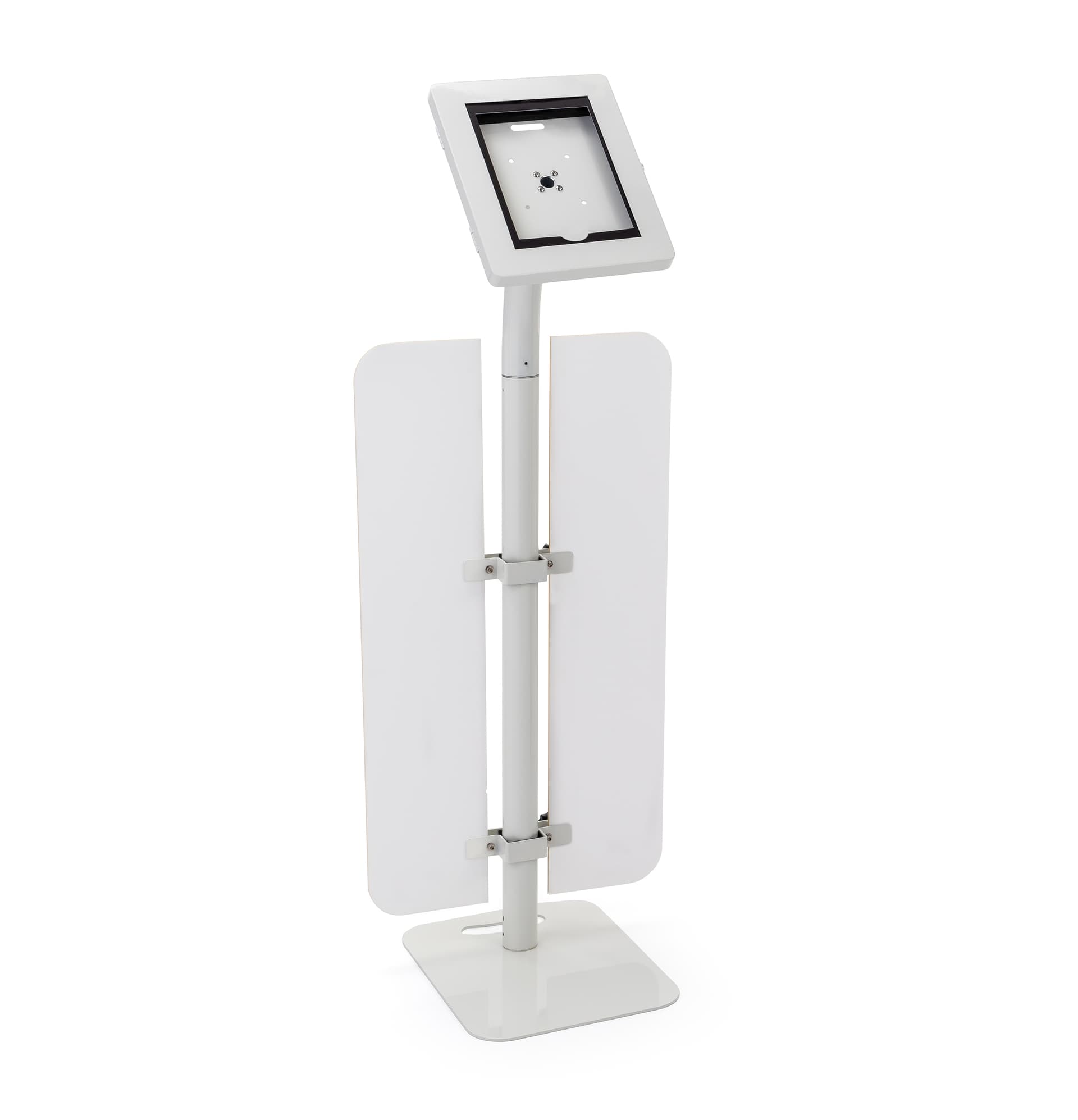 iPad display stand with foam board graphics that can be customized