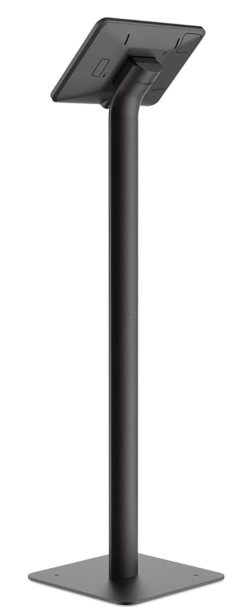 Floor standing Microsoft Surface tablet holder with rotates to landscape or portrait orientation