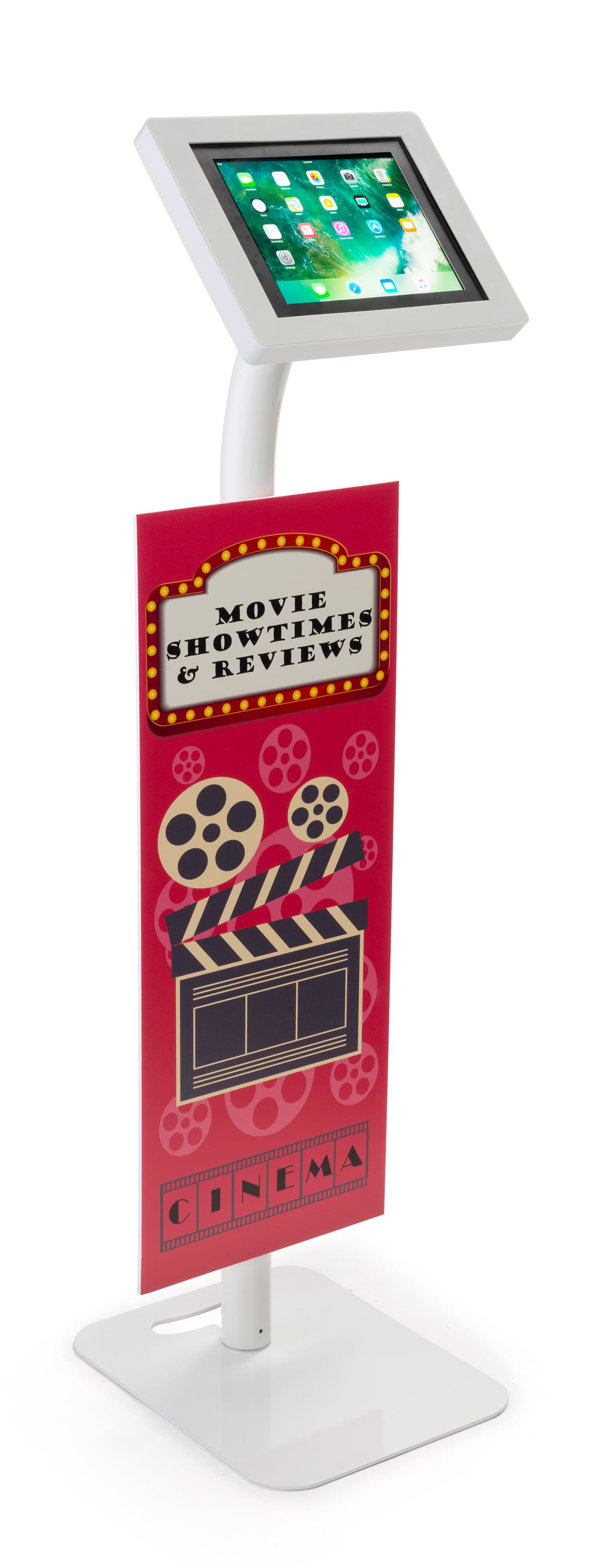 iPad foam board banner display with custom sign to showcase your brand