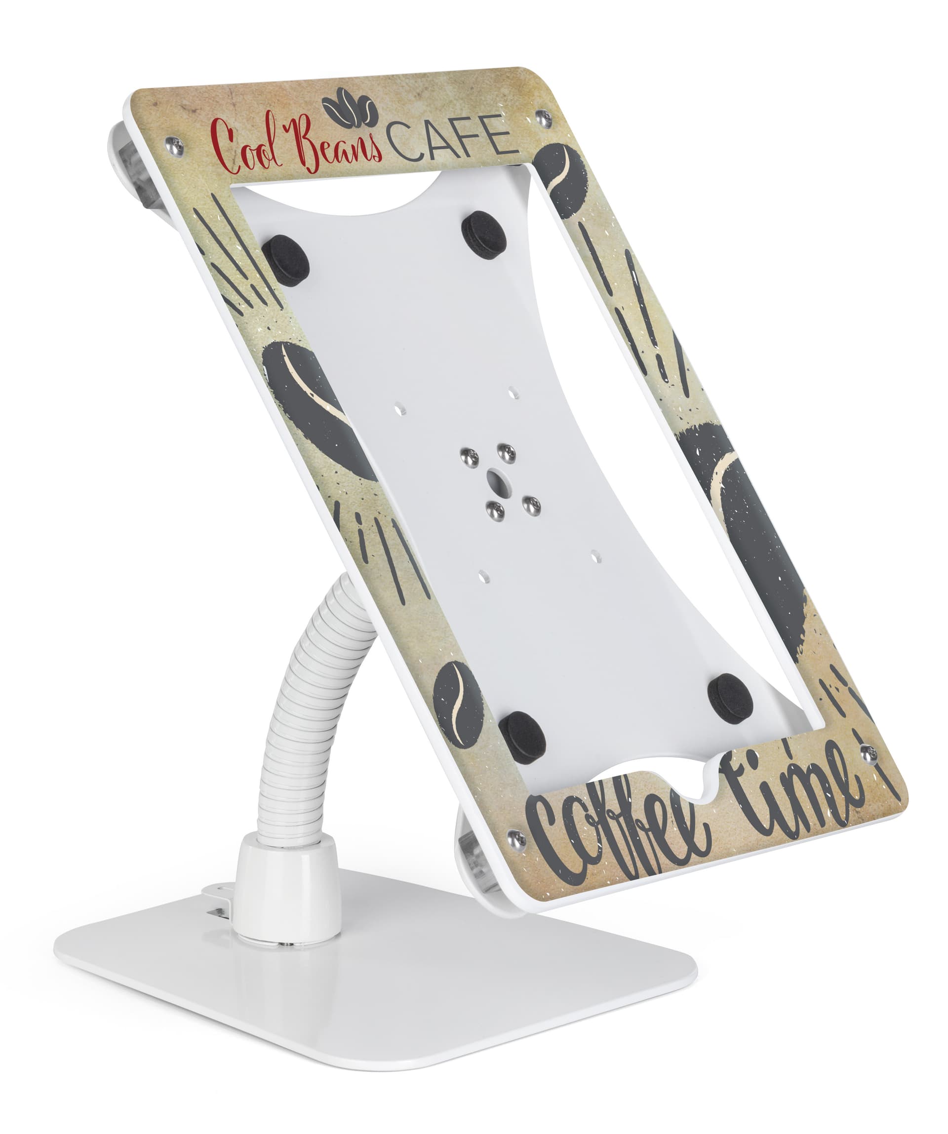 Custom secure flexible iPad 12.9 stand with UV printing