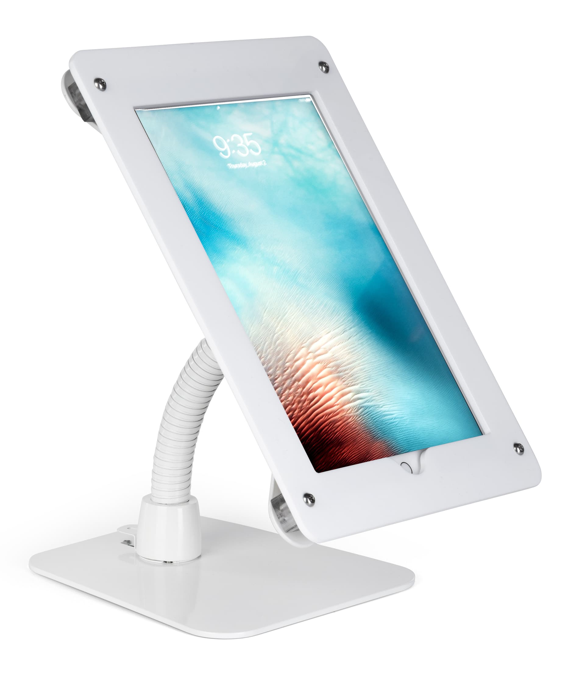 Gooseneck flexible tablet mount holder for iPad