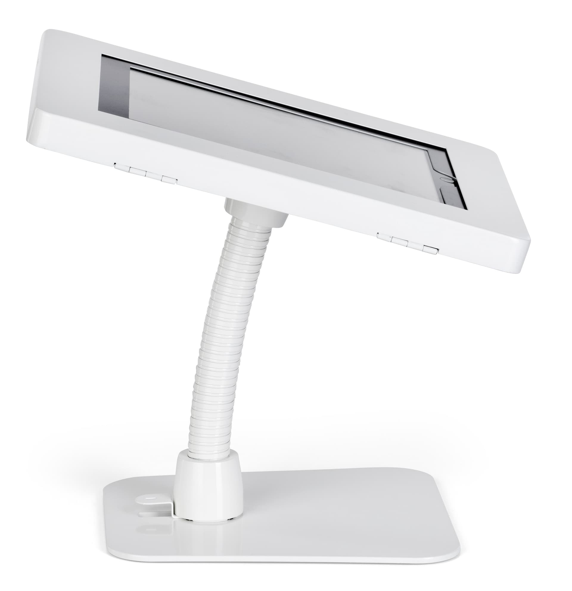 Anti-theft multi-mount iPad tablet stand with Gooseneck Arm