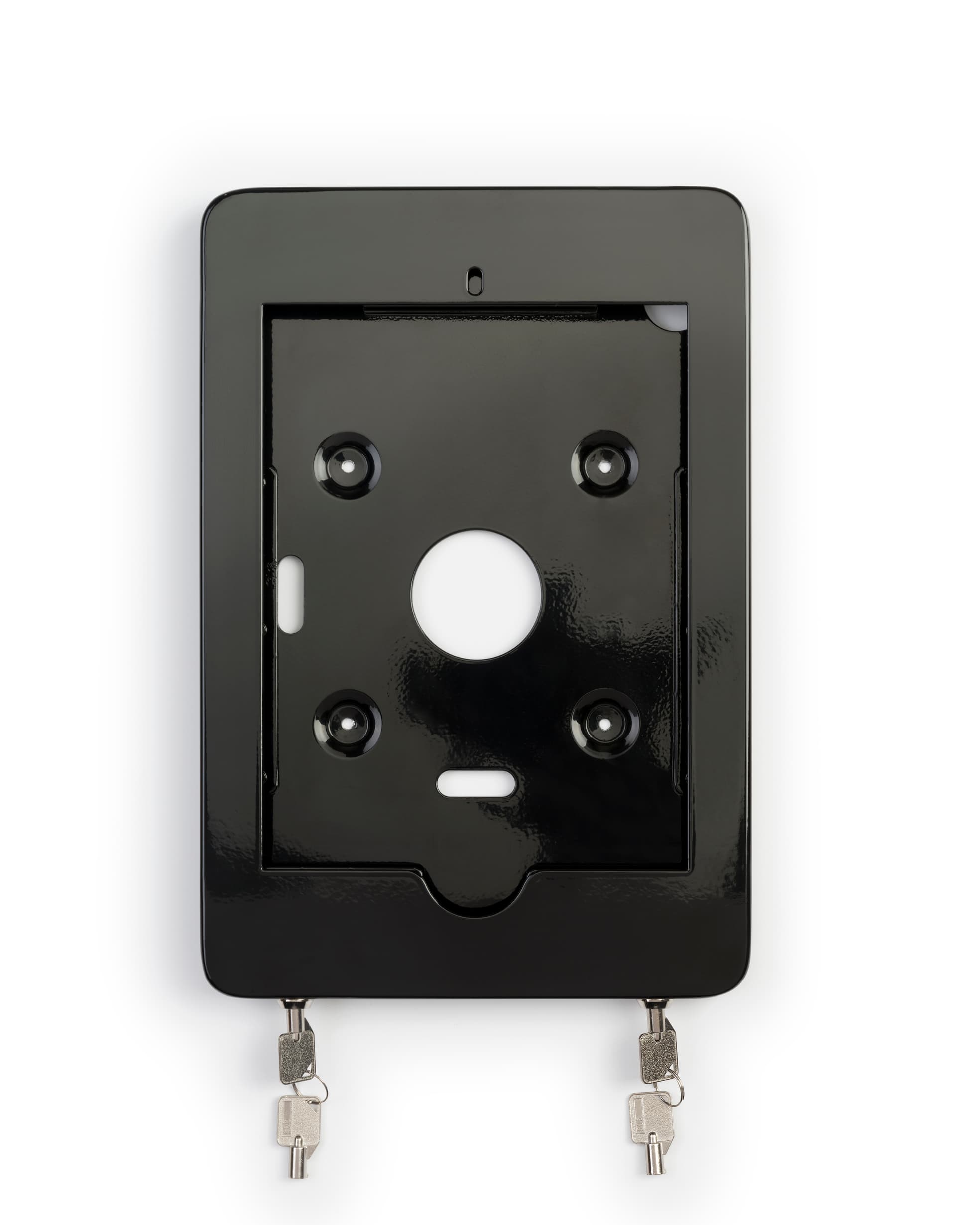Countertop iPad Pro tablet stand with dual locking faceplate