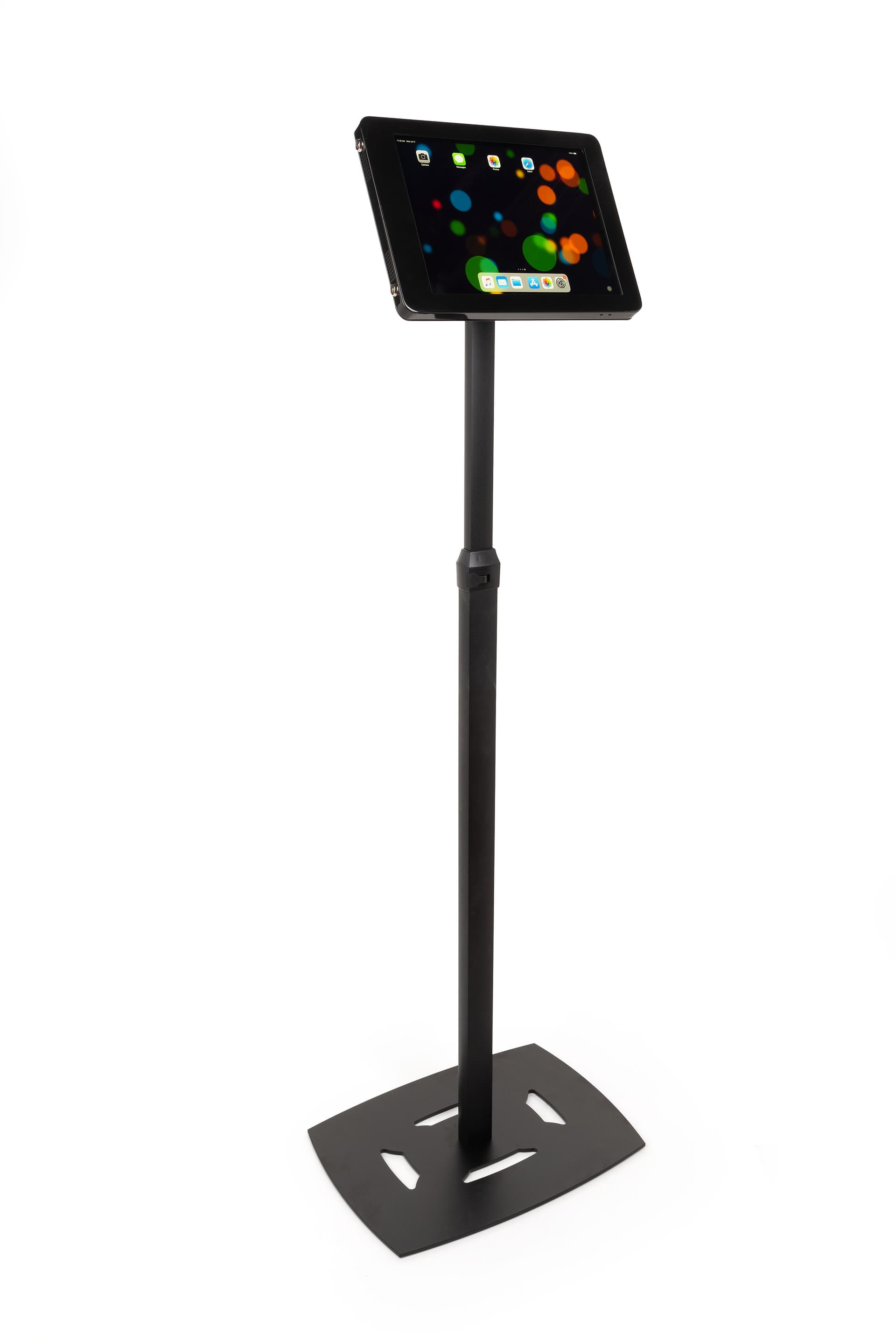 Horizontal landscape iPad pro convertible floor stand 