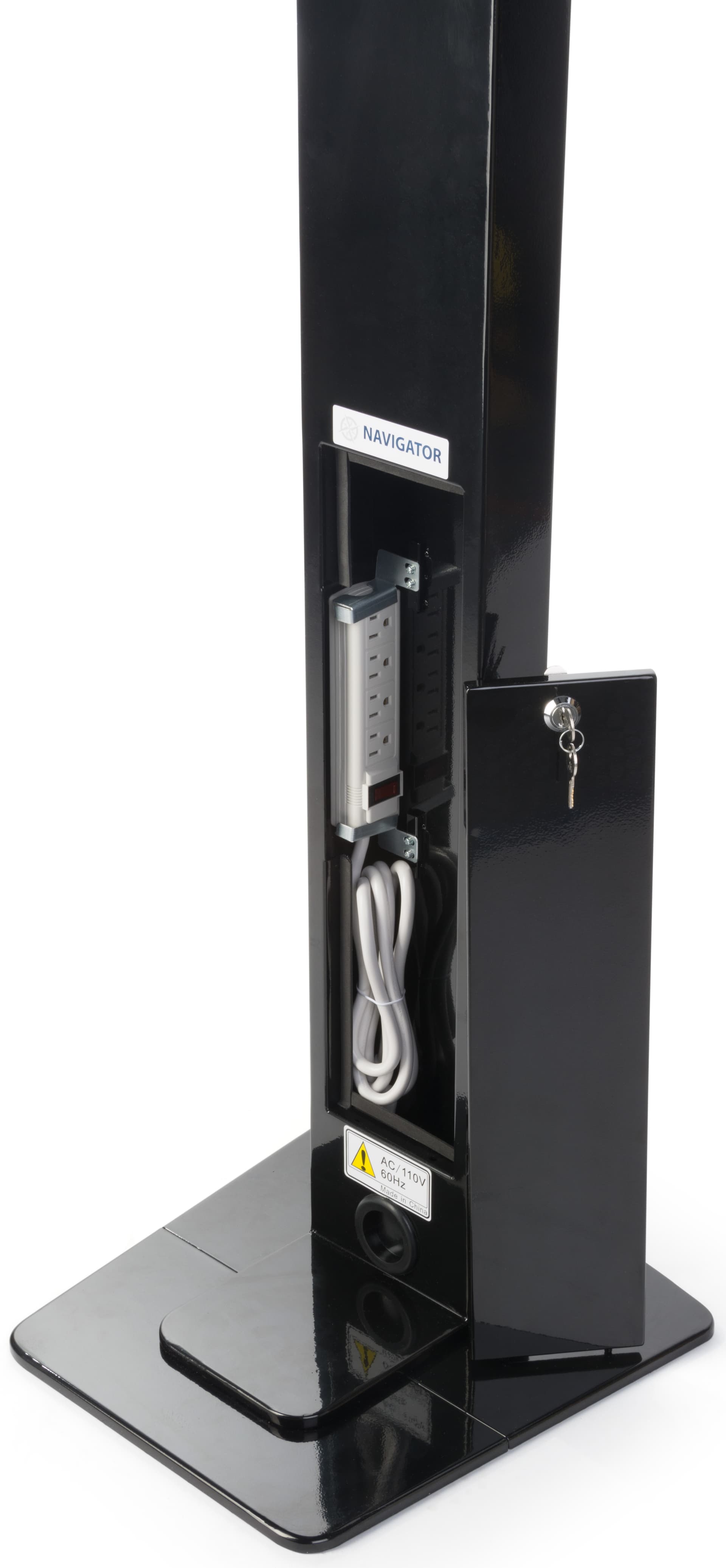 iPad Pro Trade Show Stand with Power Strip