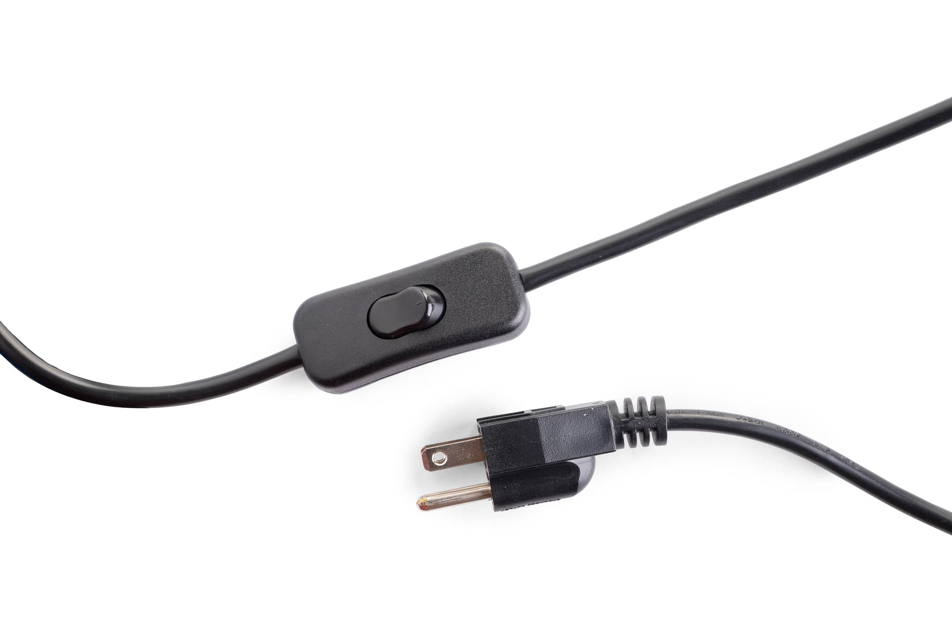 Showcase table with power cord management 