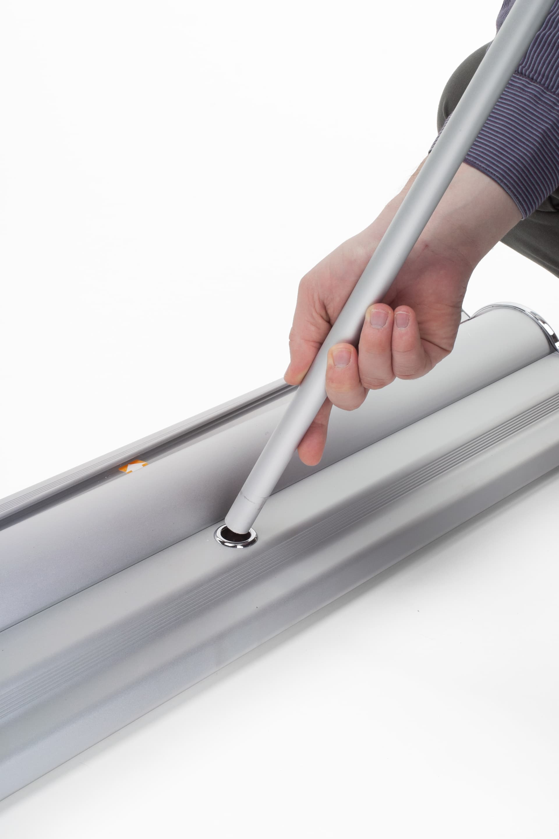 35” Custom Vinyl Banner Stand