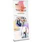 Retractable Banner Stand with Custom Vinyl Graphics, Multiple Width Options – Silver