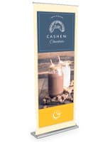Advertising 33" Retractable Vinyl Banner Stand