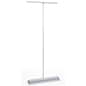 Retractable Banner Stand, Banner Not Included - Silver
