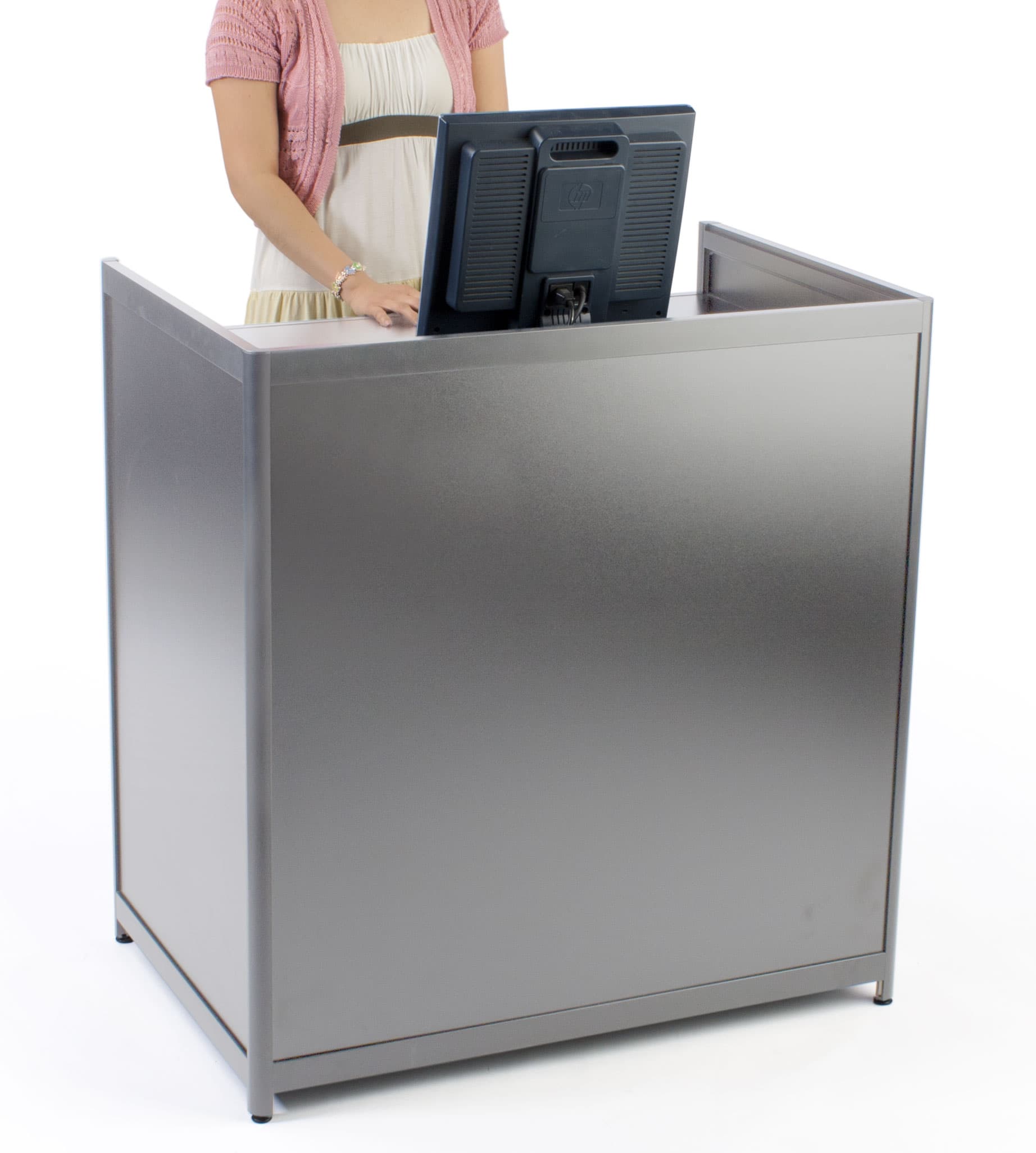 cash register stand for standing users