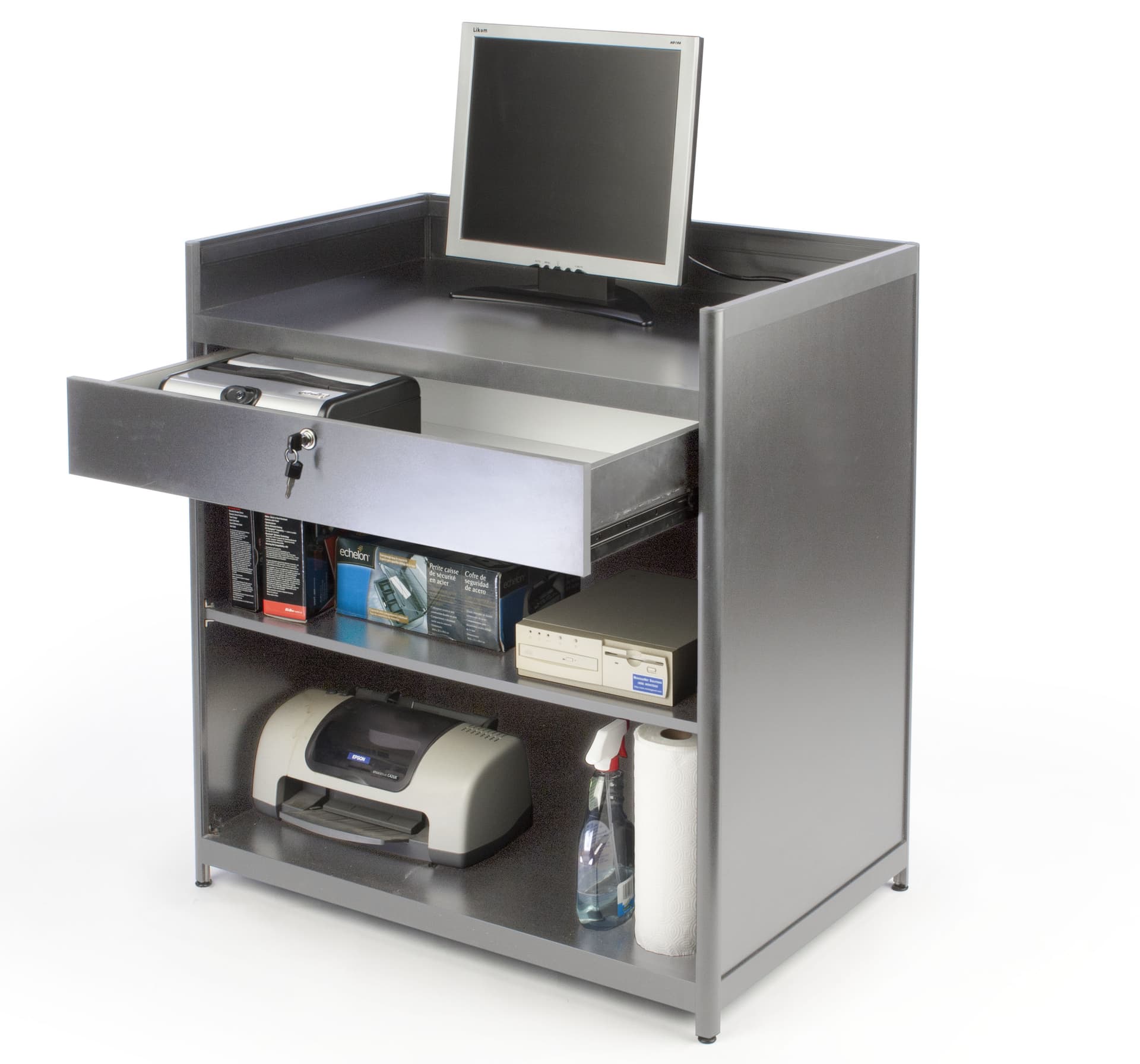cash register stand