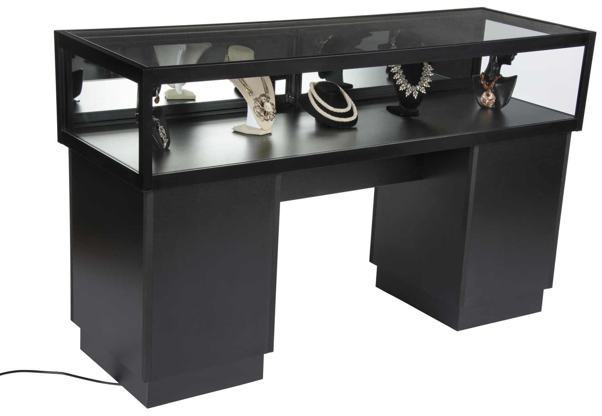 Cash Wrap Lockable Jewelry Display Case 