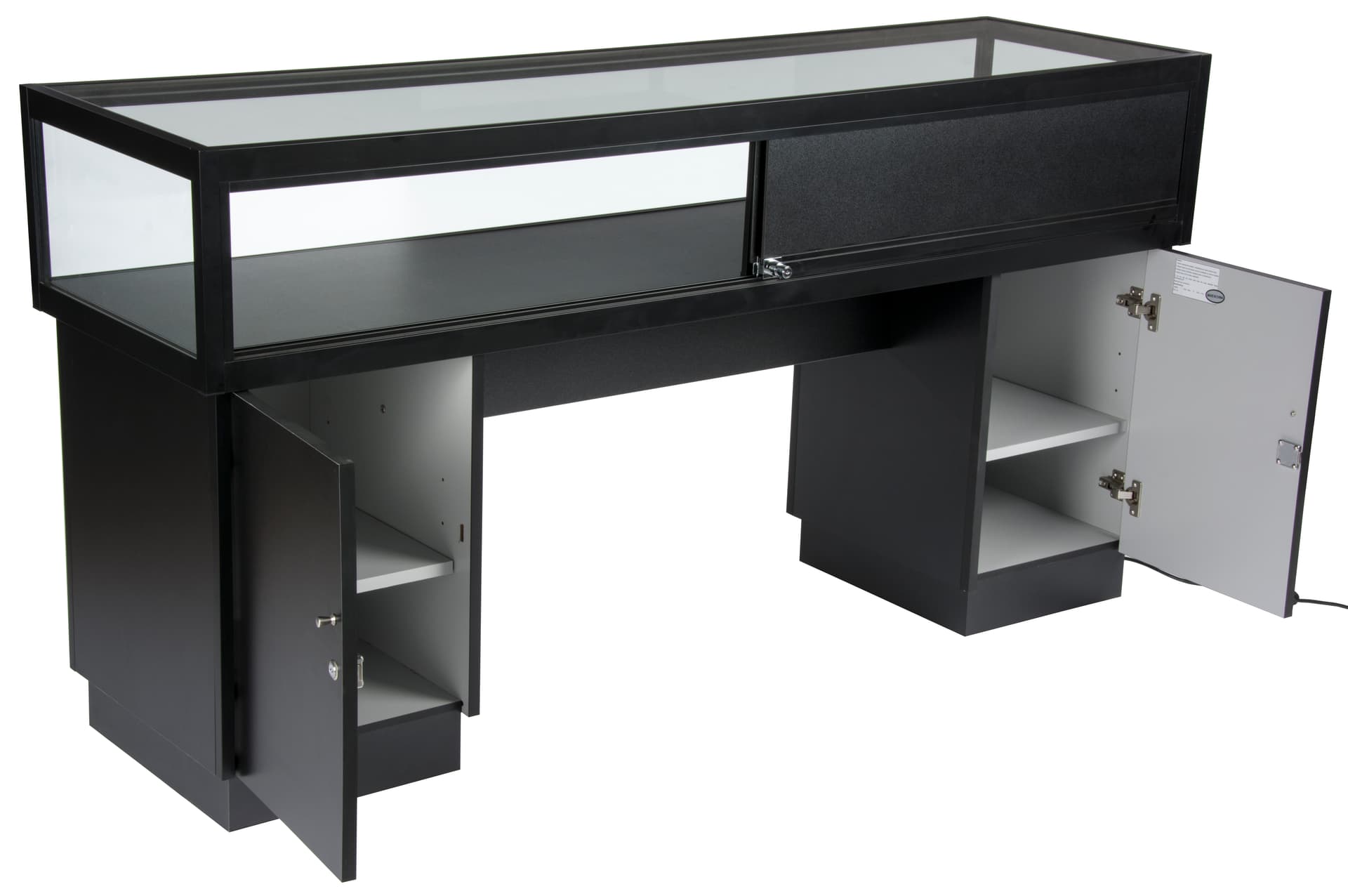 Locking Jewelry Display Case with Secure Storage