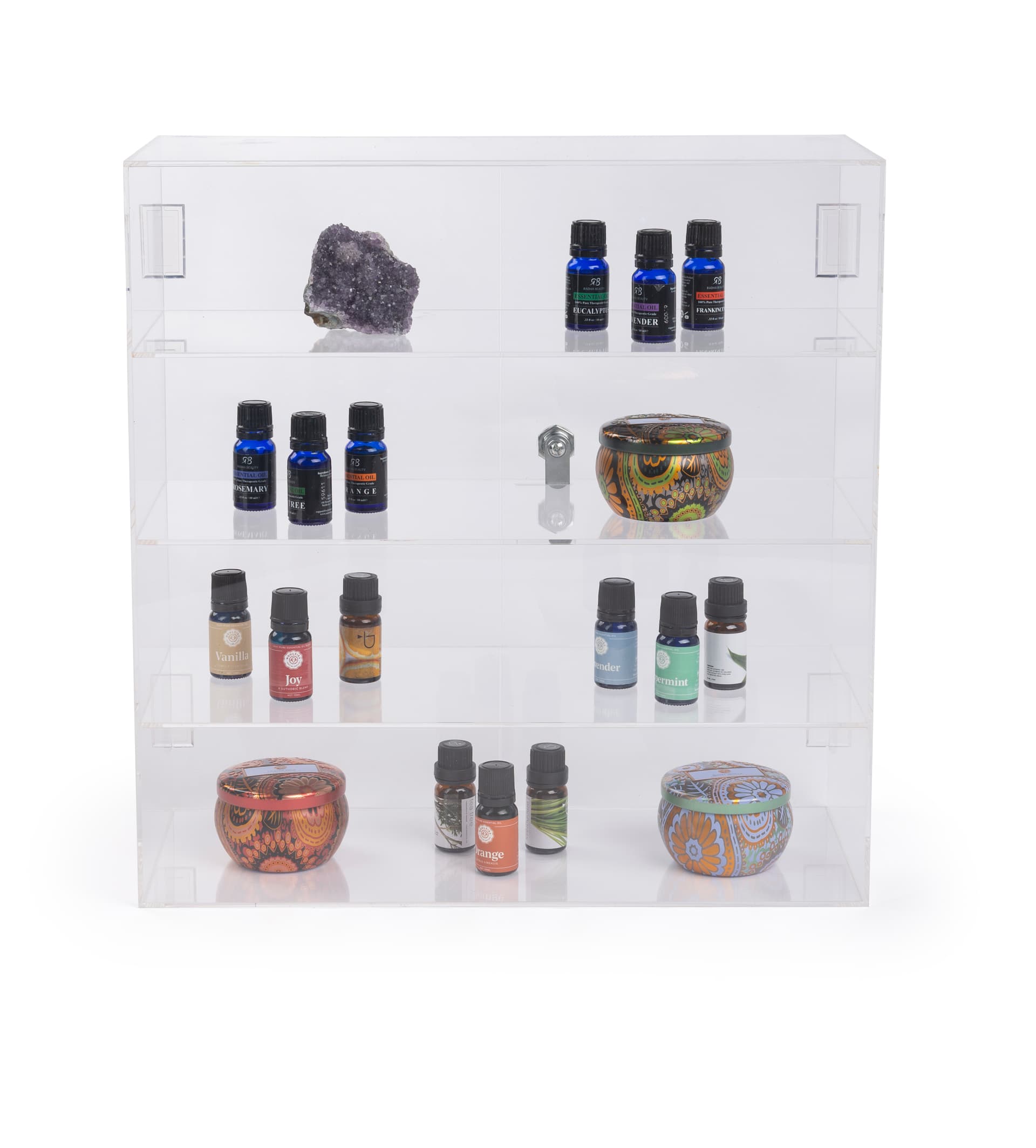 Acrylic display case with 7.0 inch depth