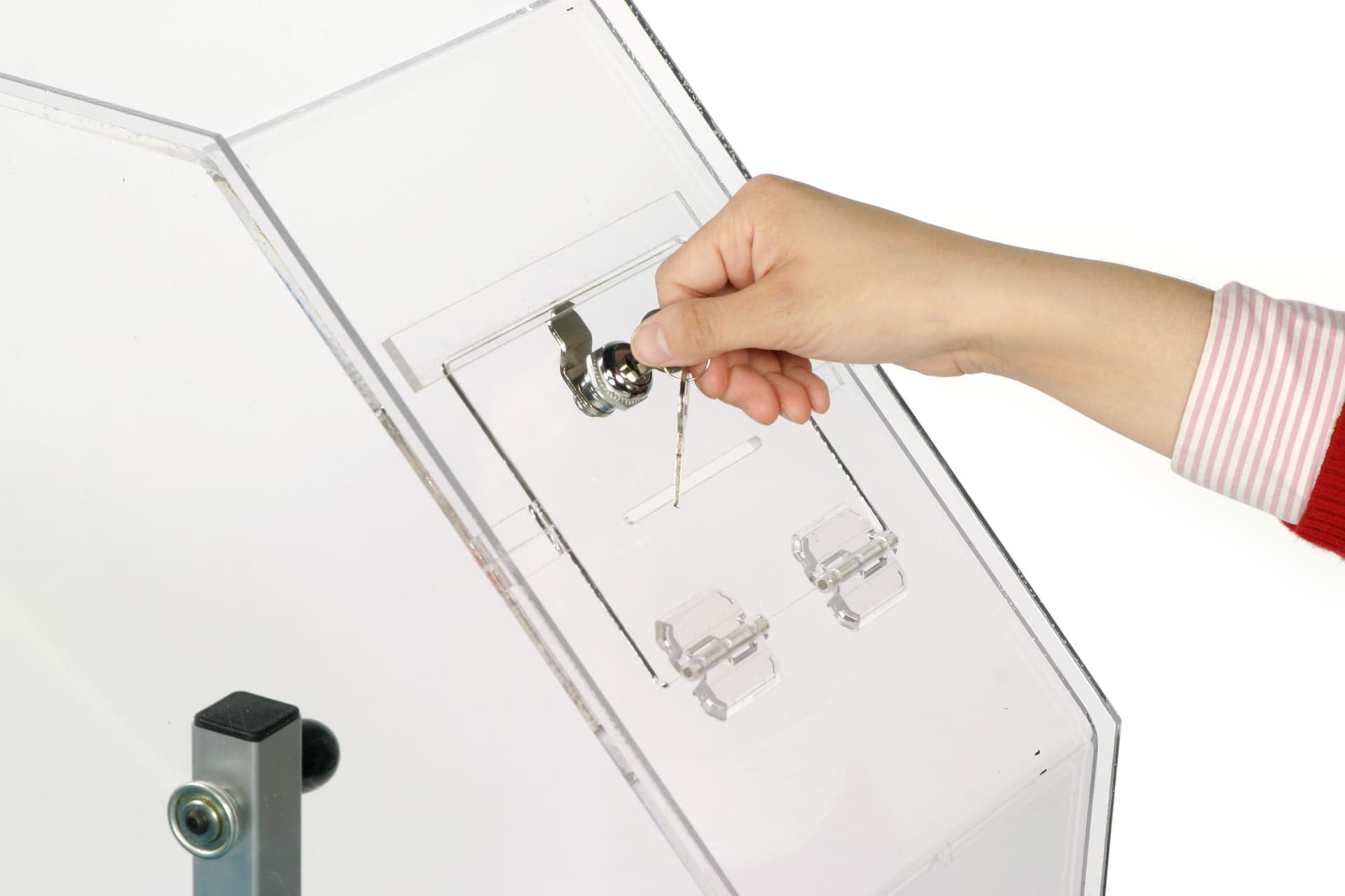 Raffle Drums with Hinged Doors