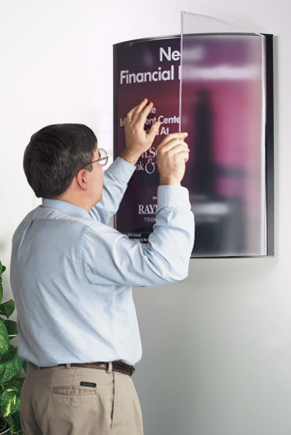 24x36 Curved Poster Frame