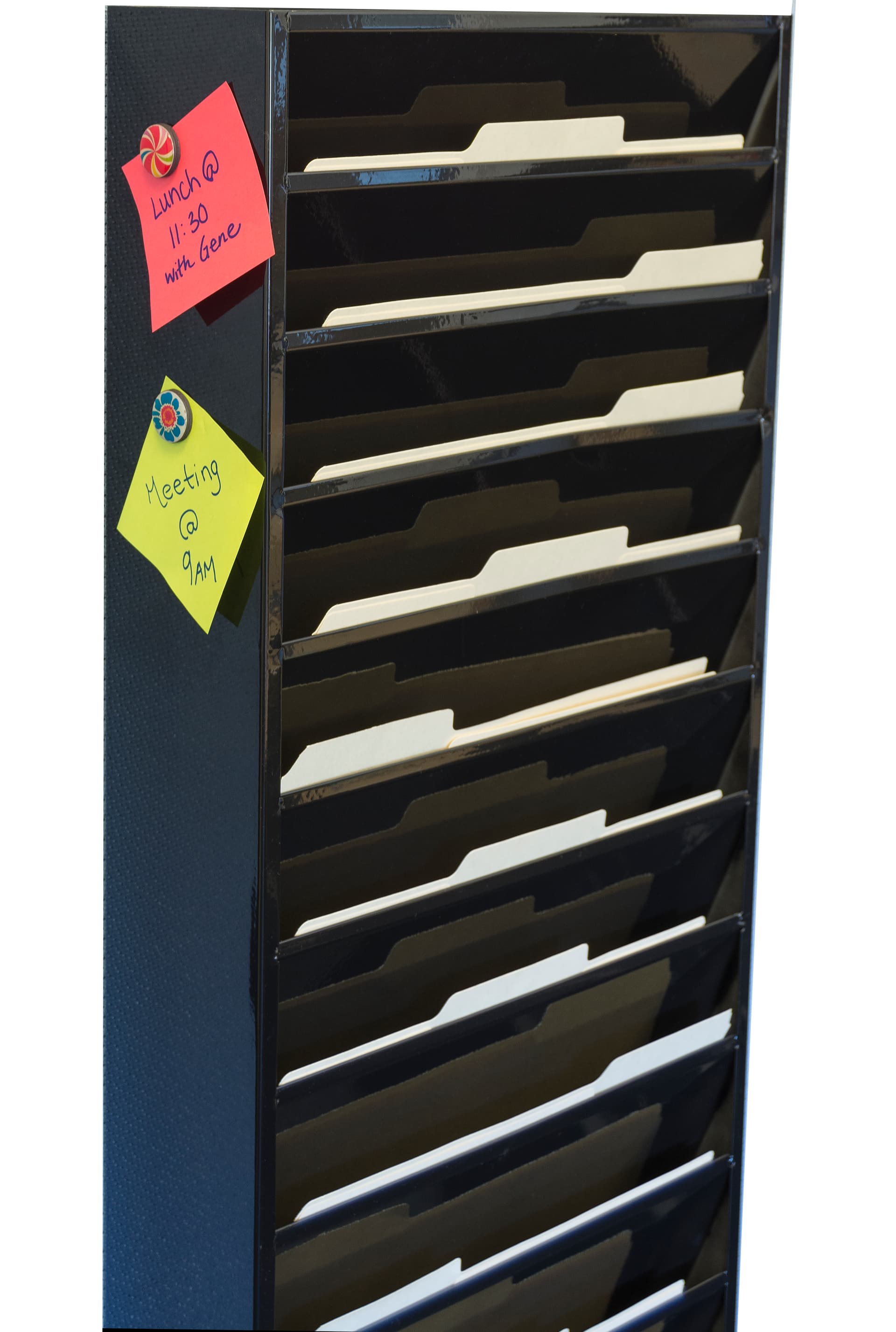 Wall Mounted File Organizer - Magnetic
