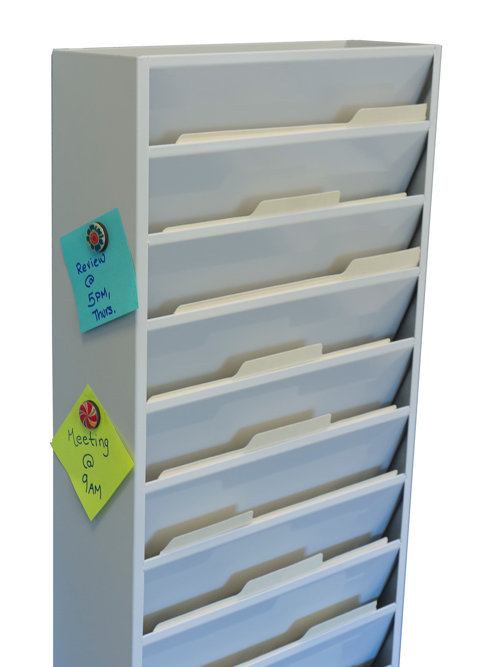 Wall File Folder Holder - Magnetic