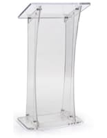 Collapsible Acrylic Podium with Rubber Feet
