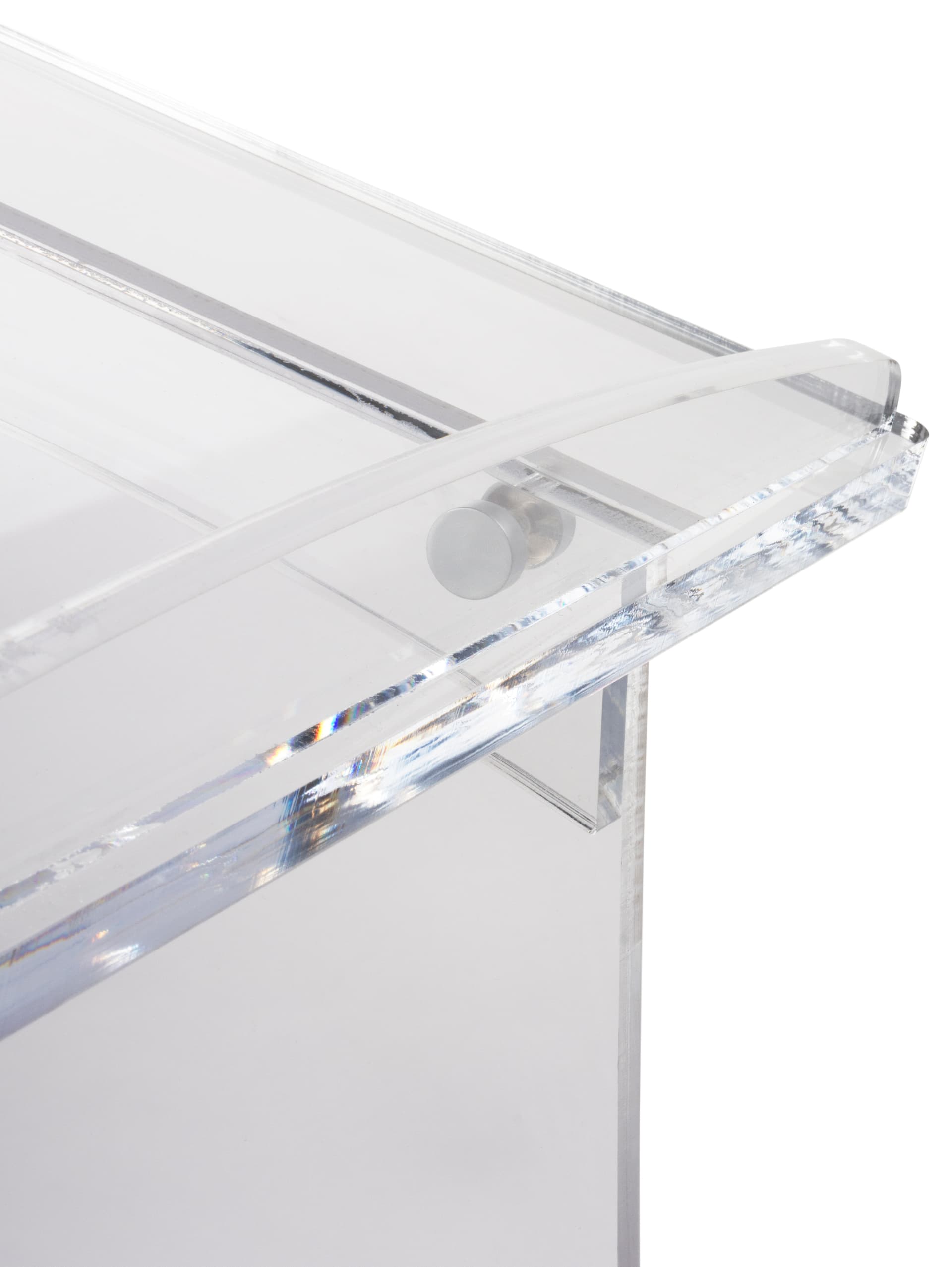 Collapsible Acrylic Podium with Bookstop