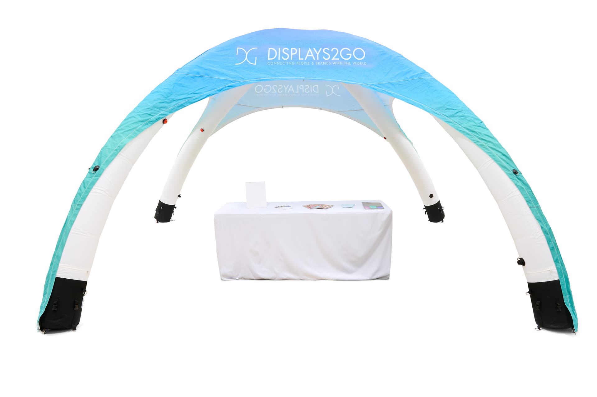 13' inflatable dome tent with full color graphics