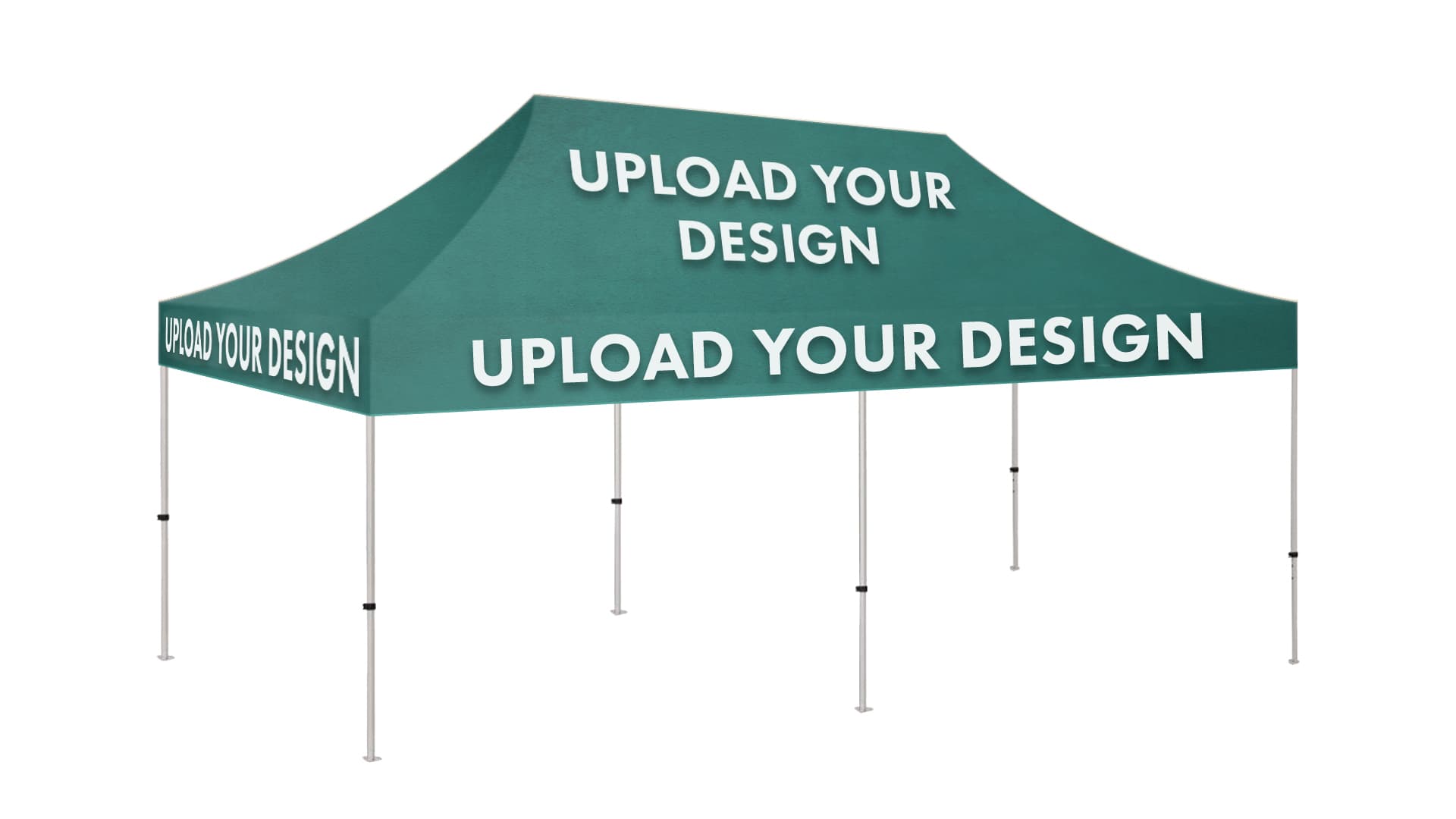 10x20 pop up event canopy with adjustable height and collapsible design