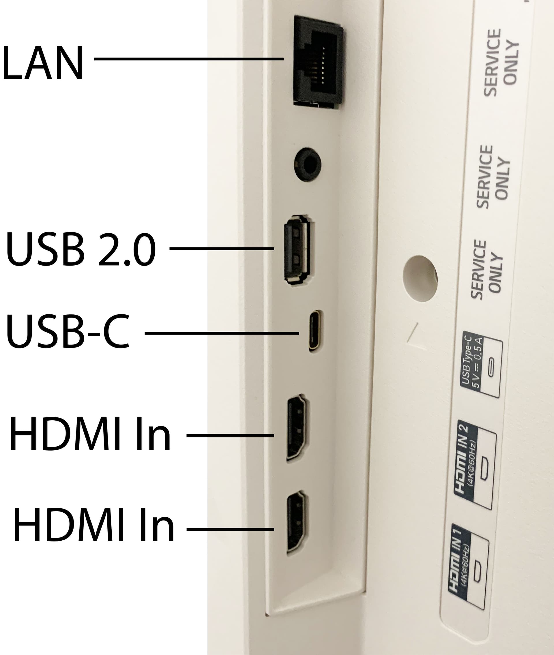 LG One:Quick Works Video Conferencing Display with Side Ports