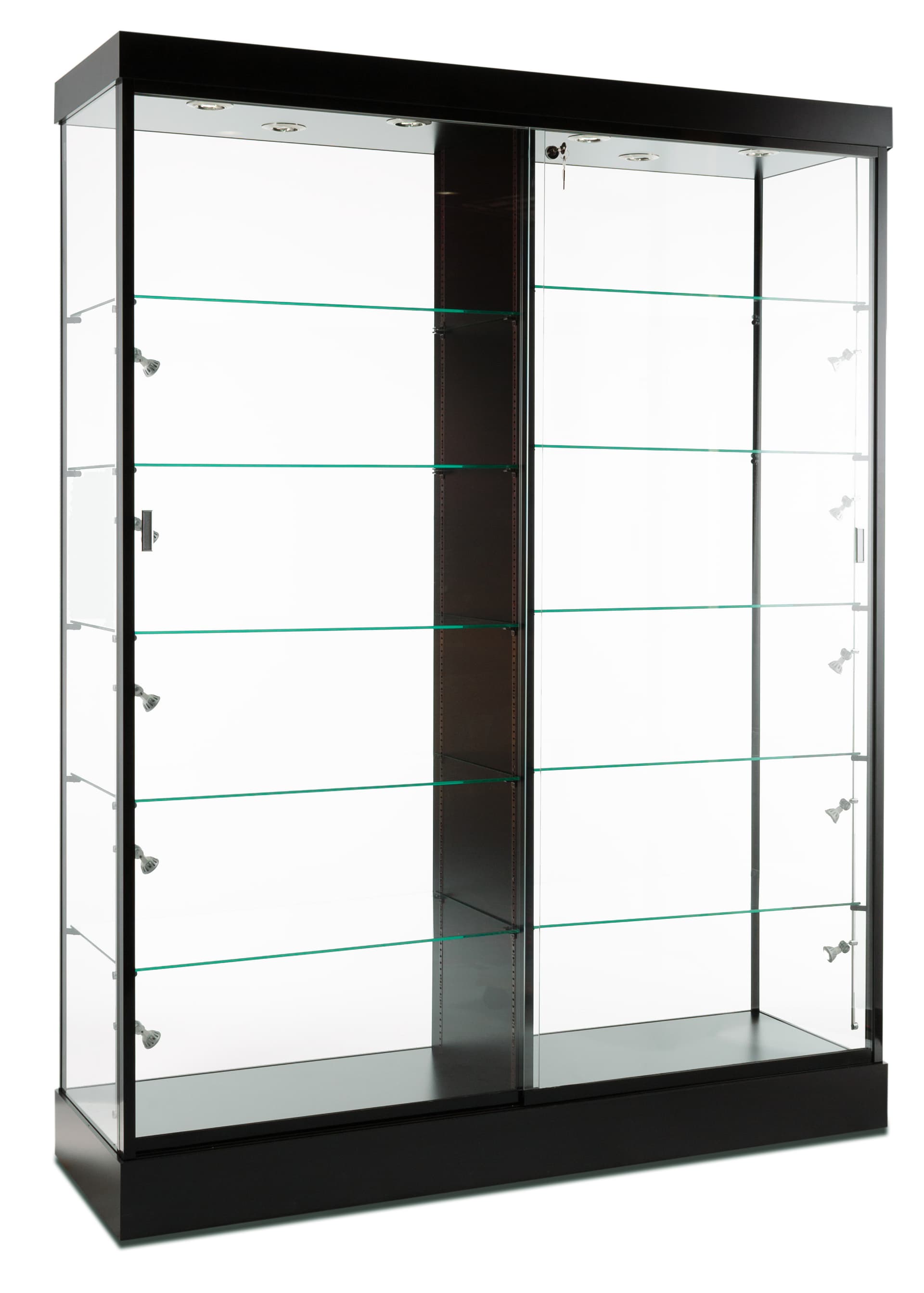Display cabinet with lights with modern design