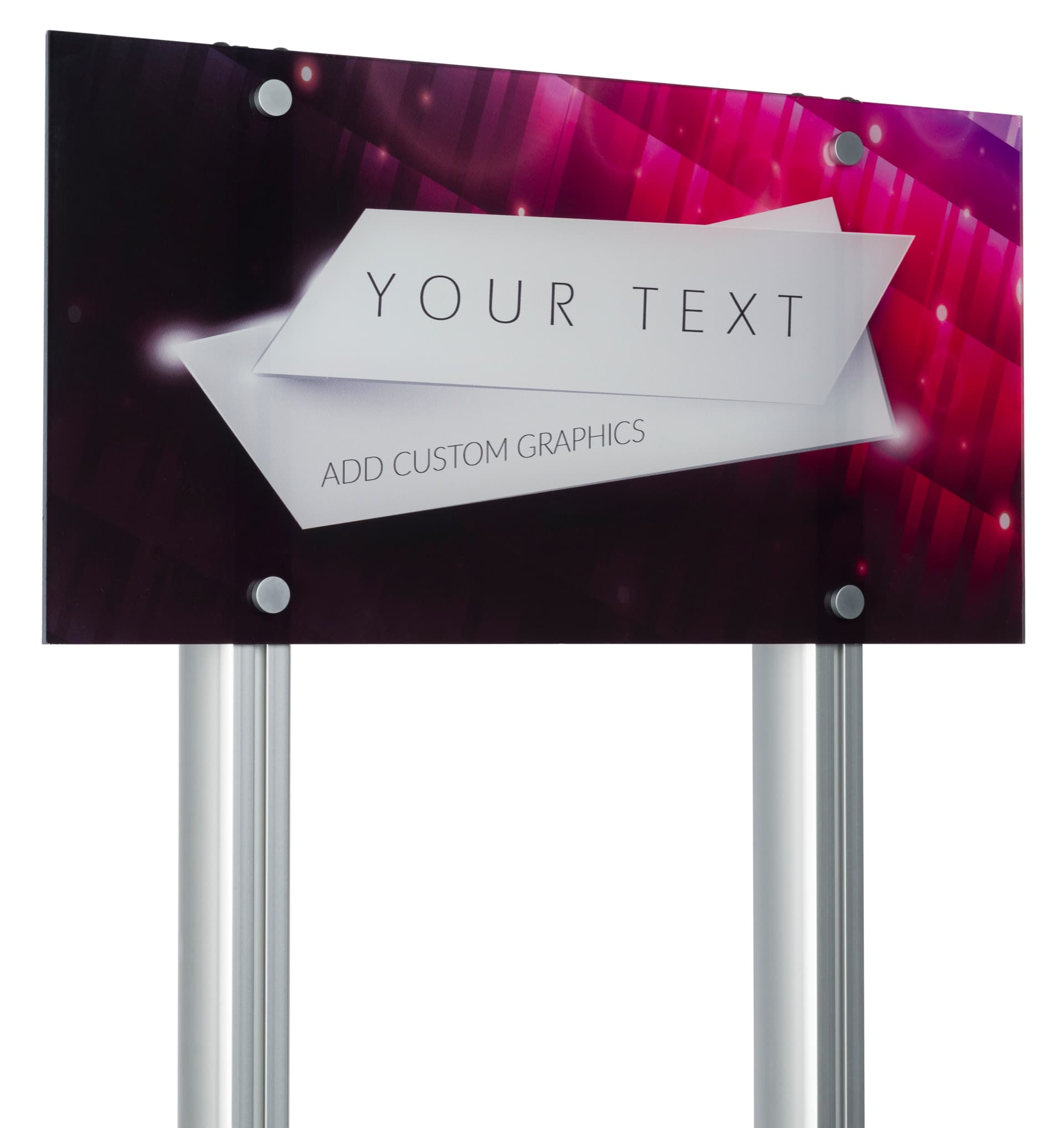 Custom Acrylic Frameless Wall Sign Compatible with LSQC28 Series