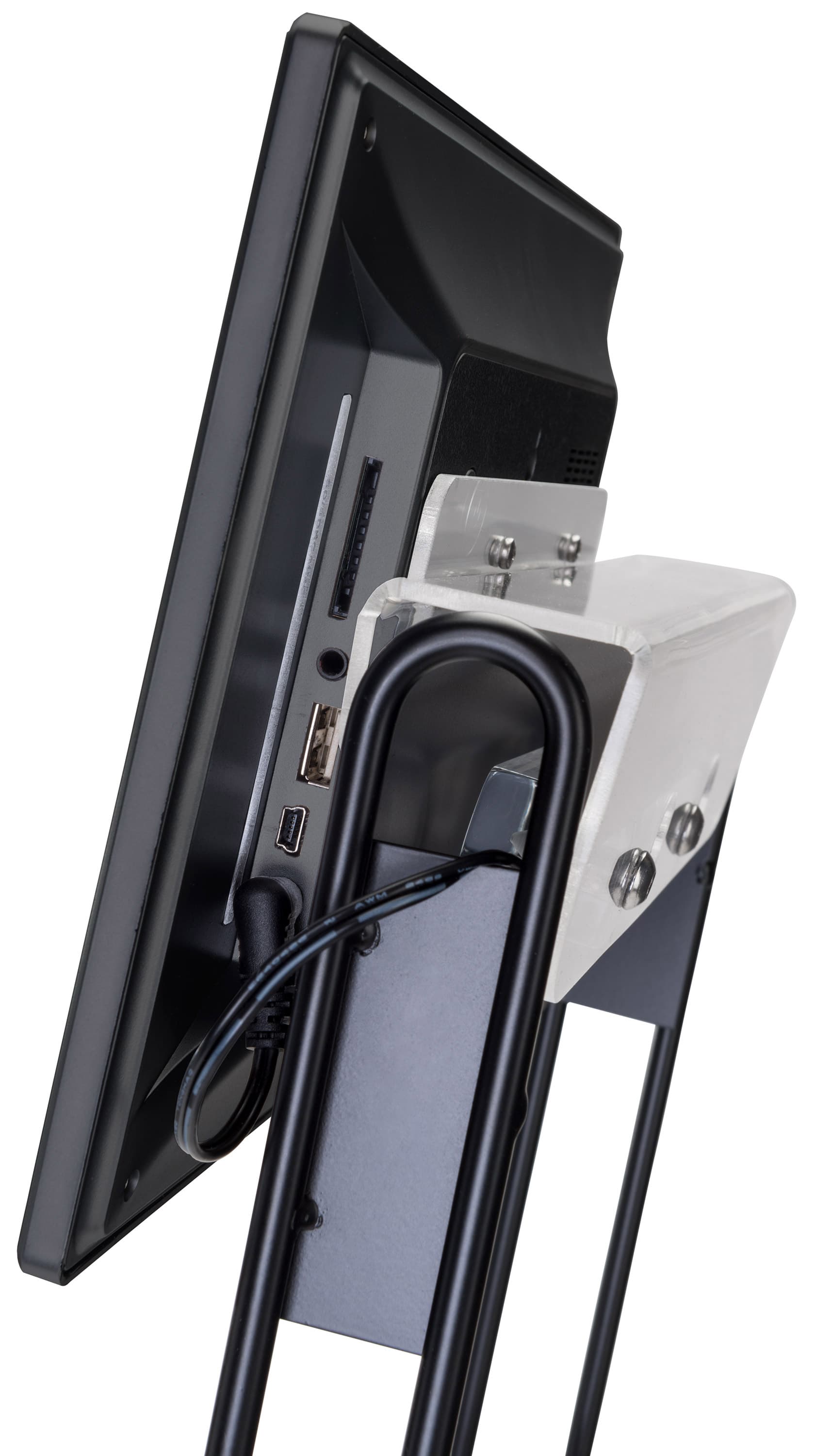 Sleek 10.1” digital sign for DGNCYBRBLK