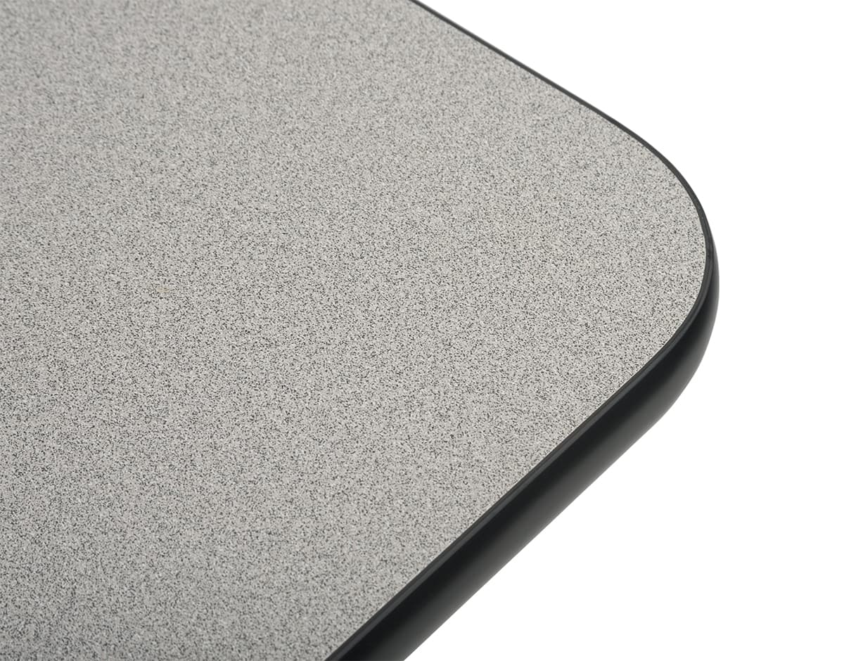 Gray Rectangular School Table