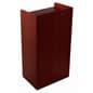 Hostess Station with 4 Hidden Wheels, Adjustable Shelf, CARB Certified