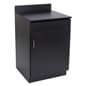 Hostess Station with Enclosed Cabinet and Pull-Out Drawer, Adjustable Shelf