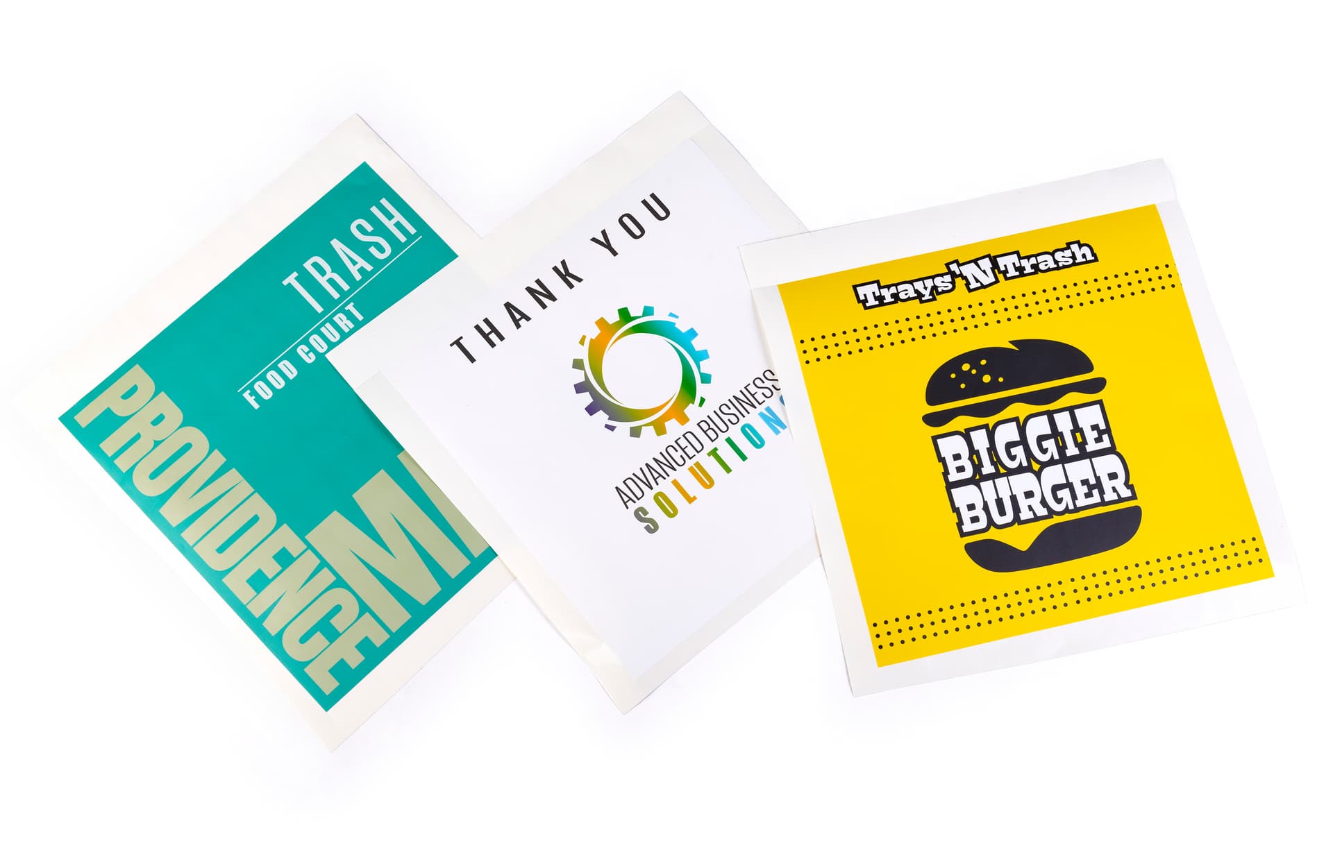 Replacement graphics for LCKDTLCS waste receptacles offers full color graphics