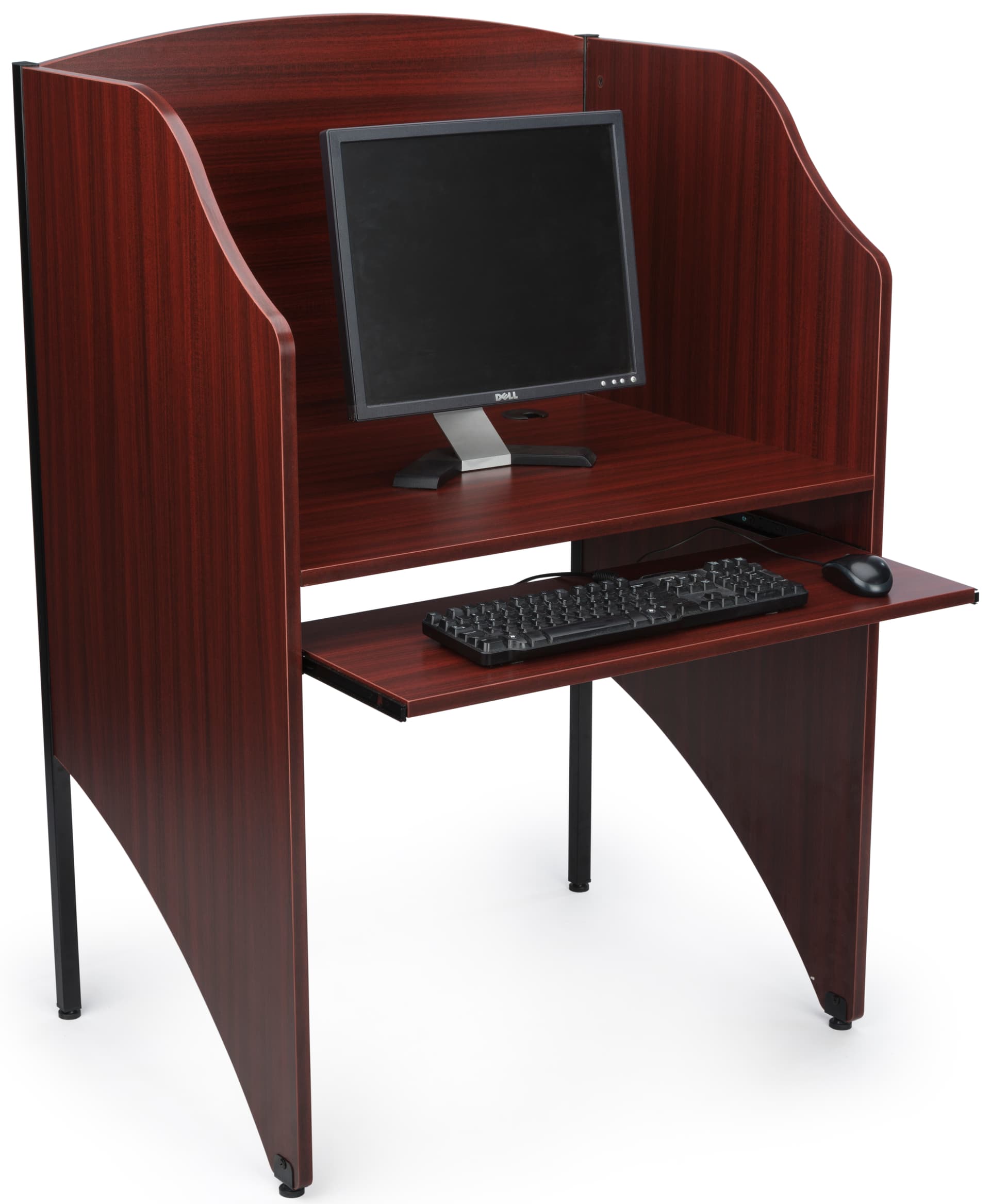 Office Carrel in Use
