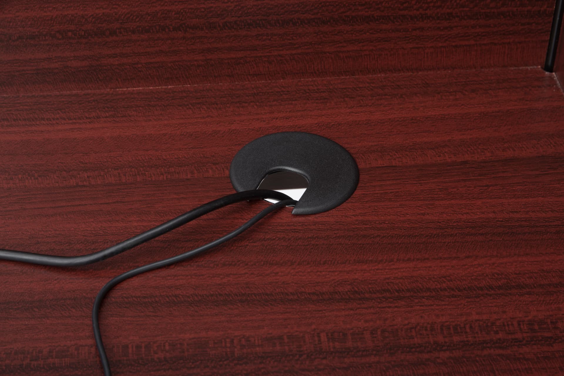 Office Carrel with Cable Management Port